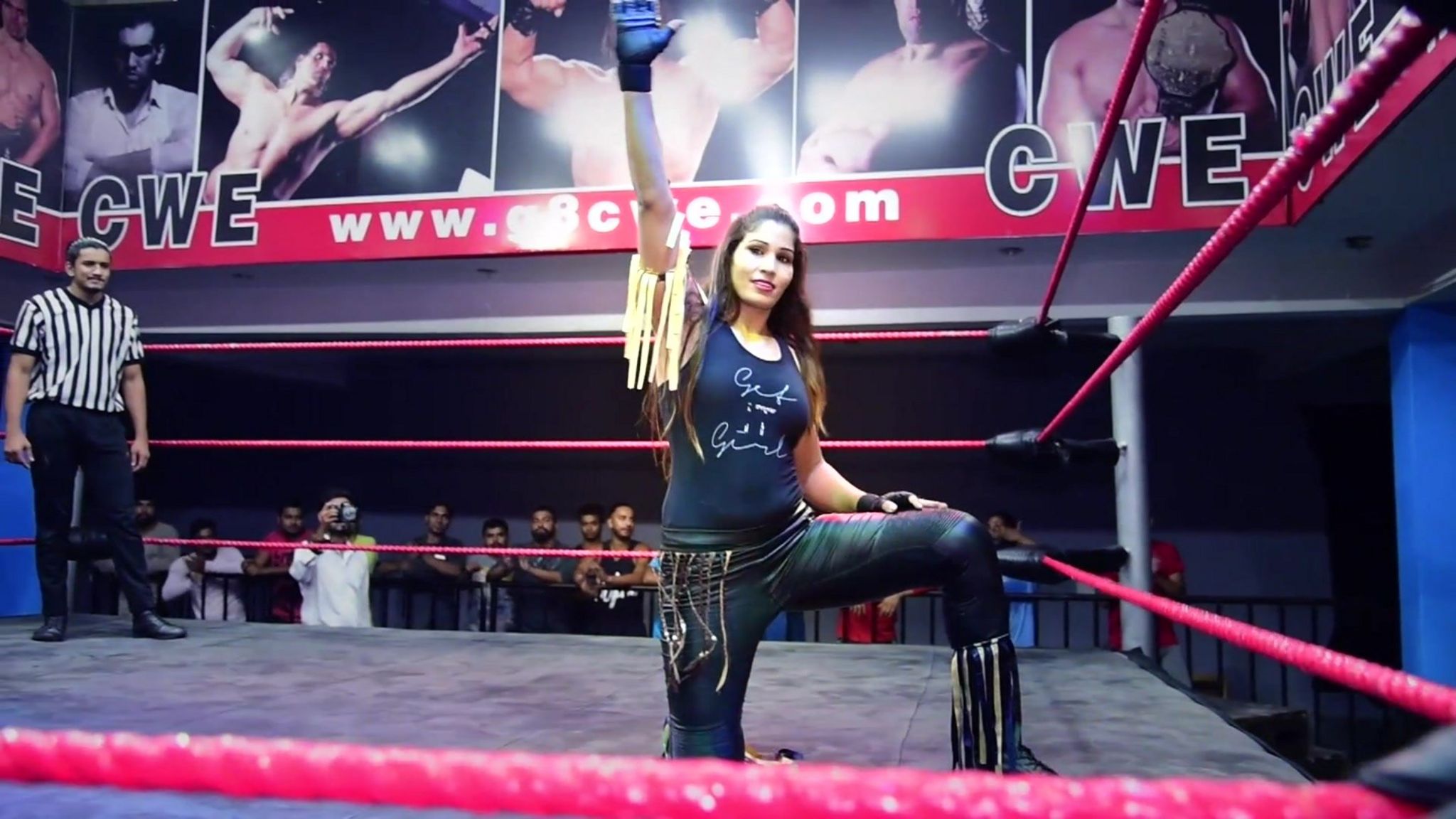 Kavita Devi in the ring