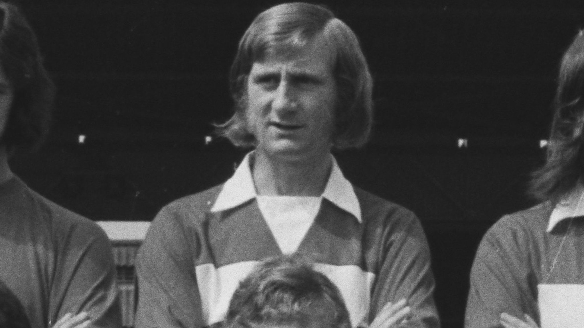 Bill Gates of Middlesbrough in the team photo