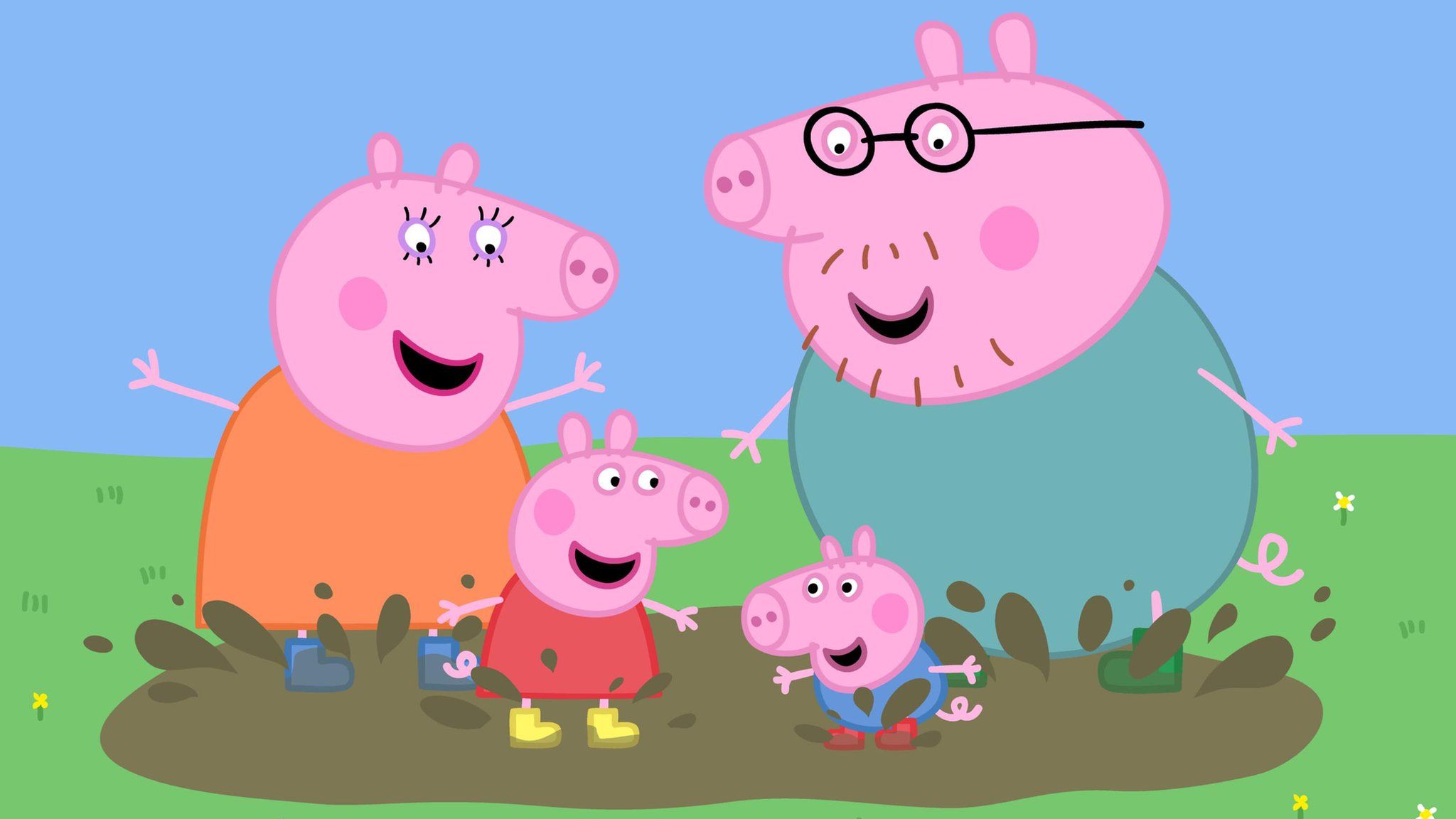 Peppa Pig and family