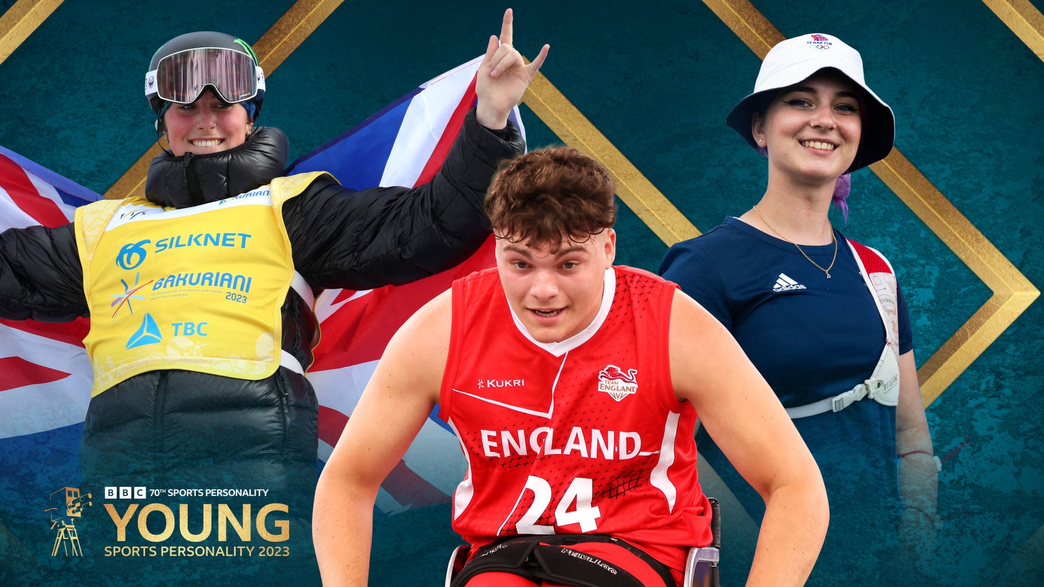 Snowboarder Mia Brookes, wheelchair basketball player Charlie McIntyre and archer Penny Healey have been shortlisted for Young Sports Personality of the Year