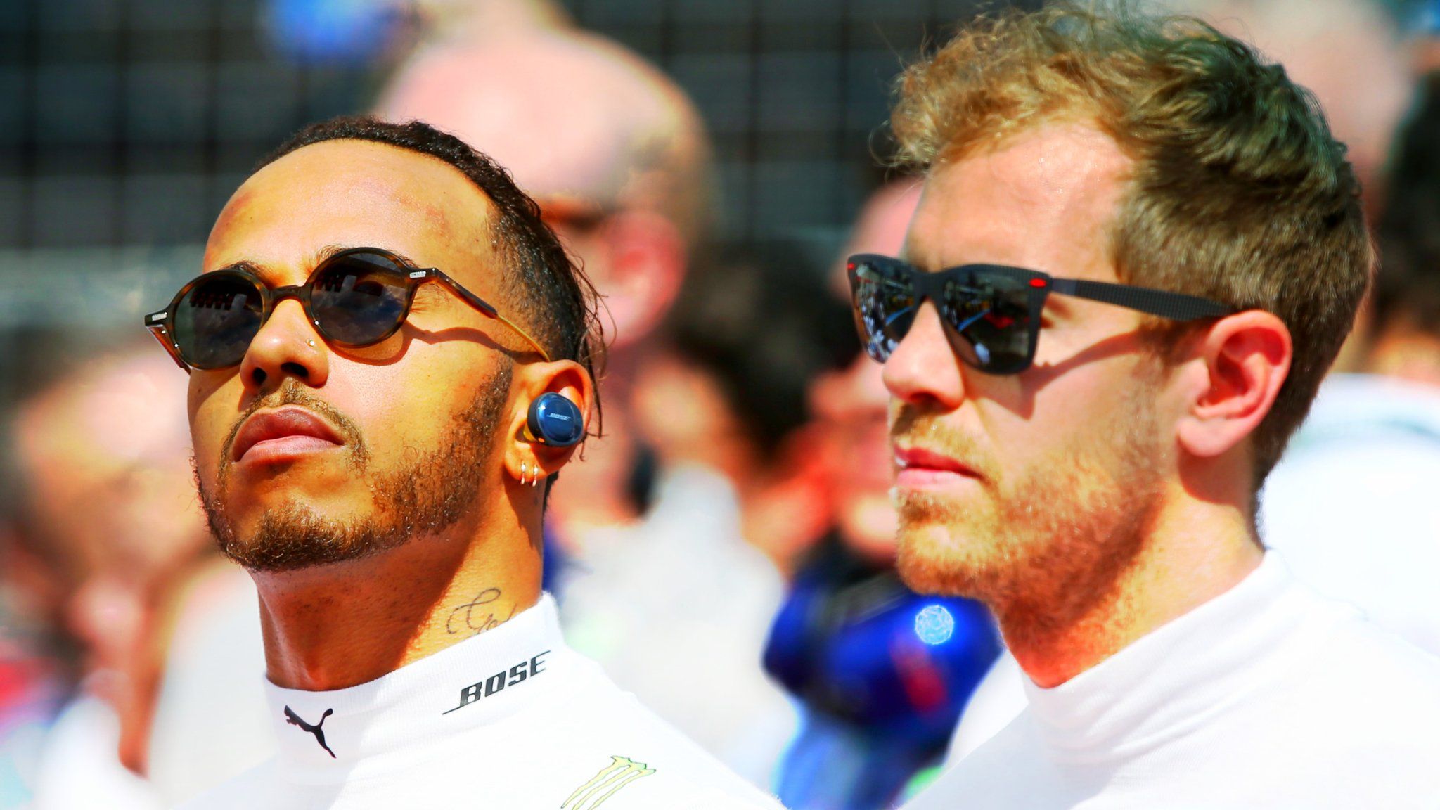 Lewis Hamilton and Sebastian