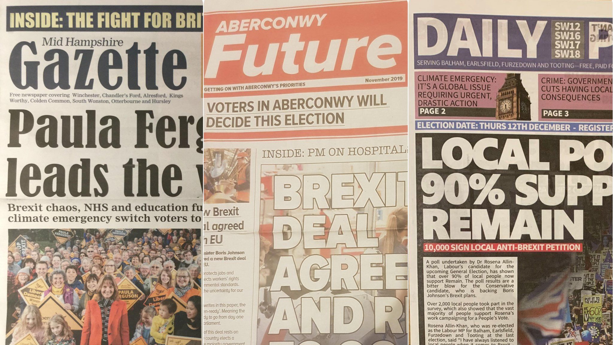 Political leaflets as newspapers