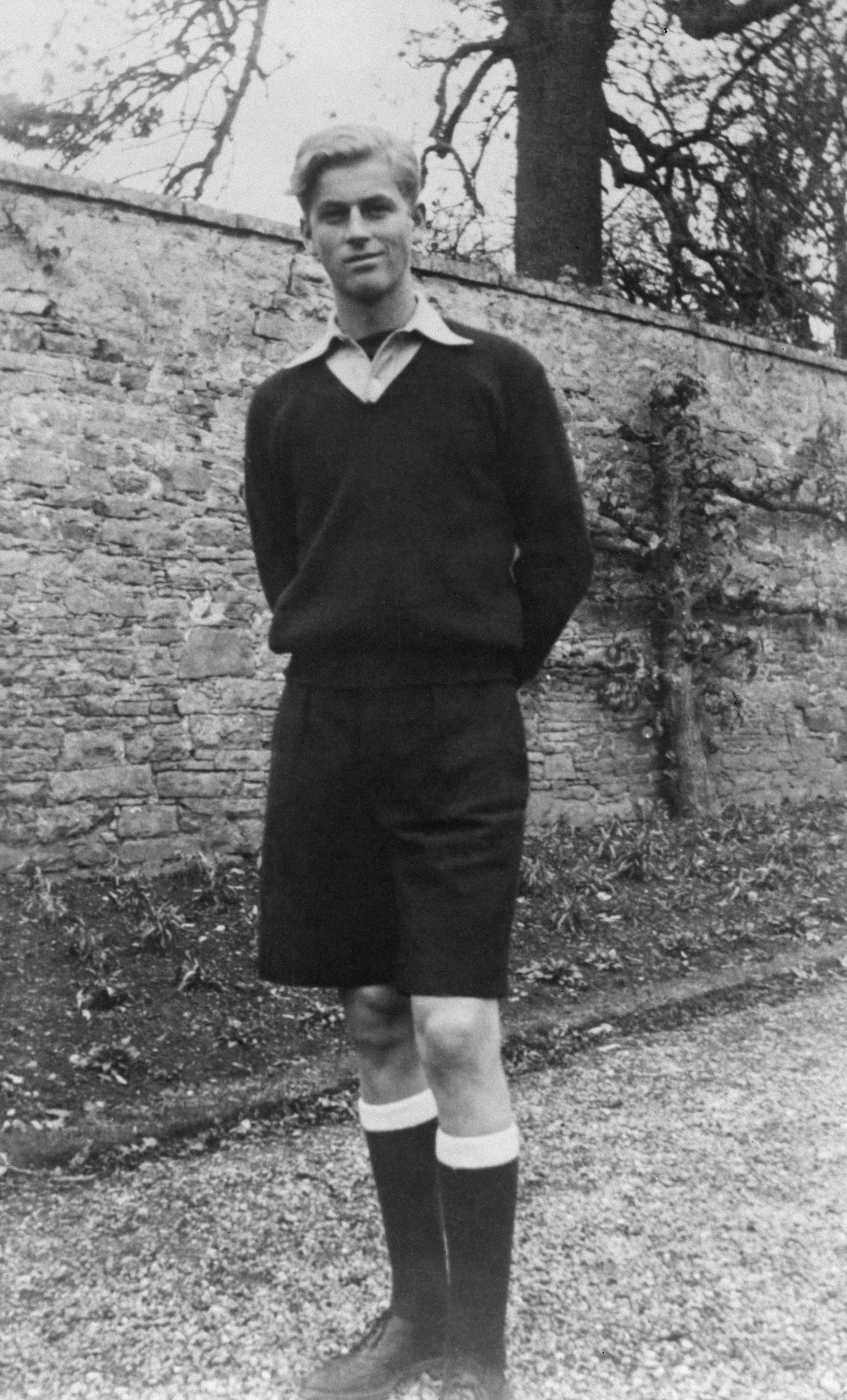 Prince Philip at Gordonstoun aged 16