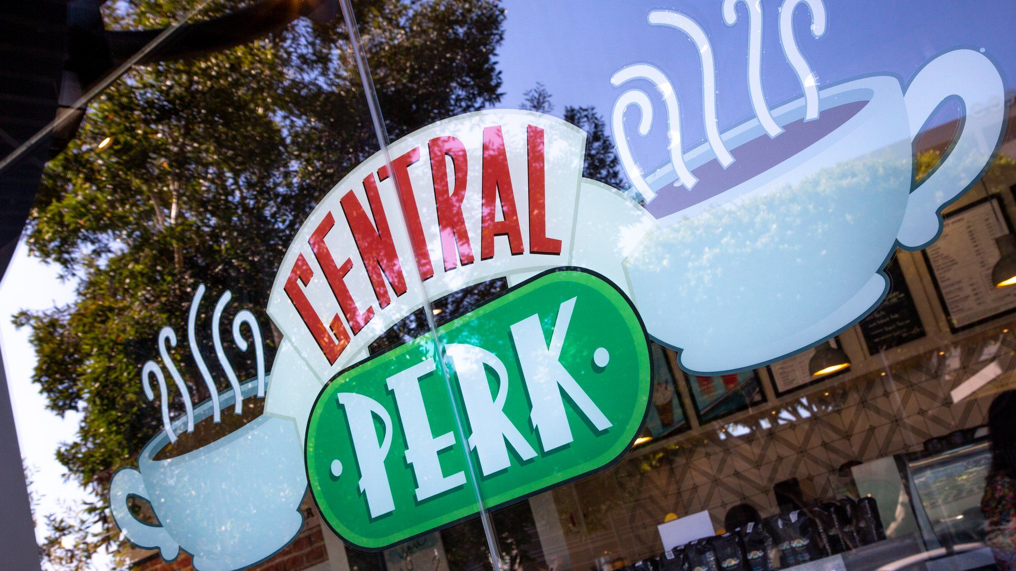 Central Perk cafe sign