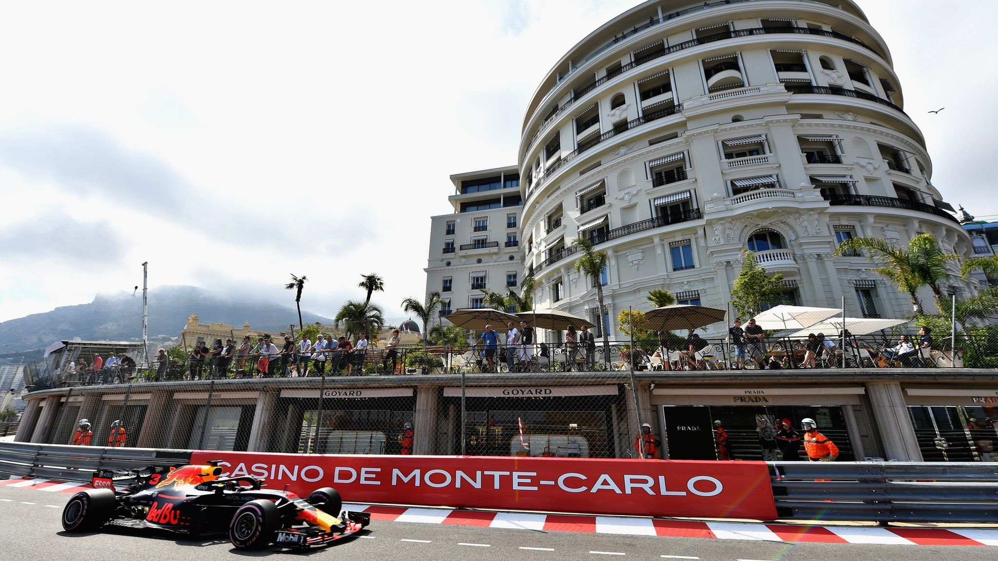 Daniel Ricciardo in action at the Monaco Grand Prix