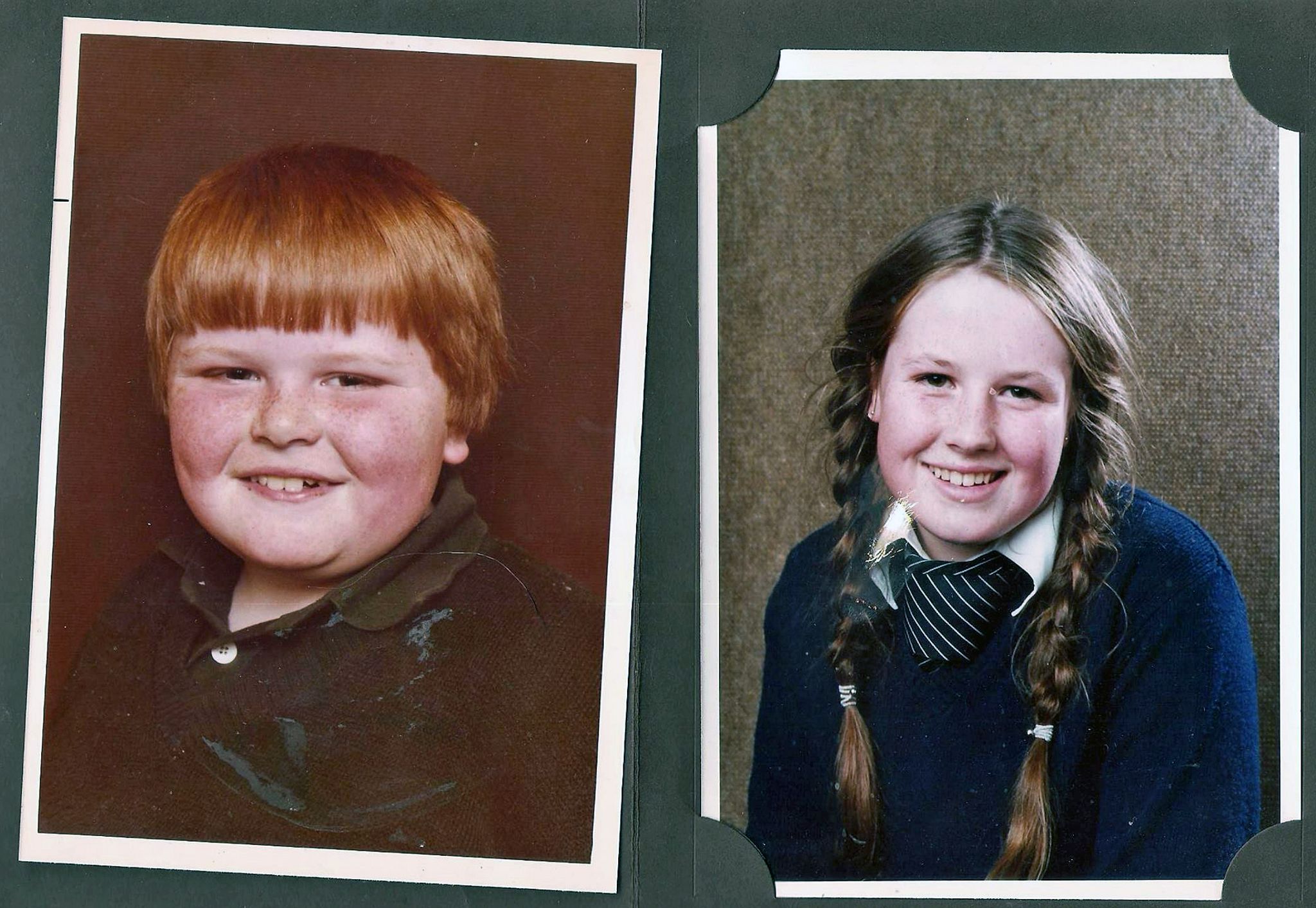 Mark and Jackie as children