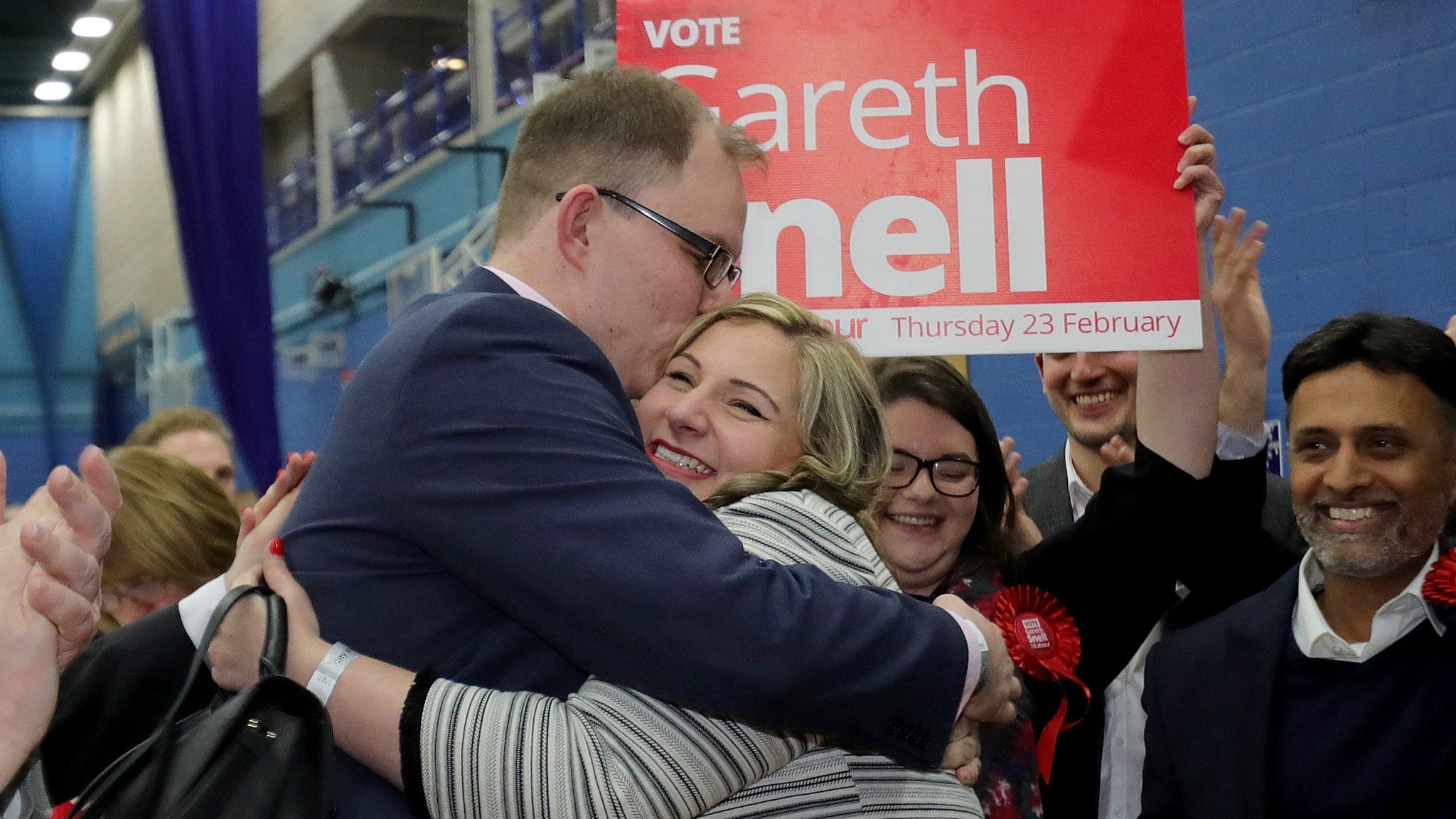Gareth Snell and wife