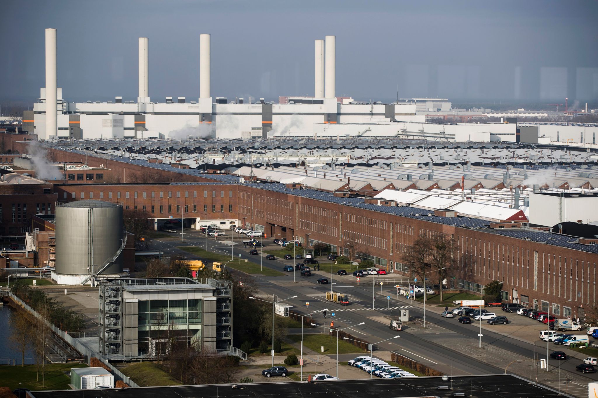 The main plant of German carmaker Volkswagen in Wolfsburg