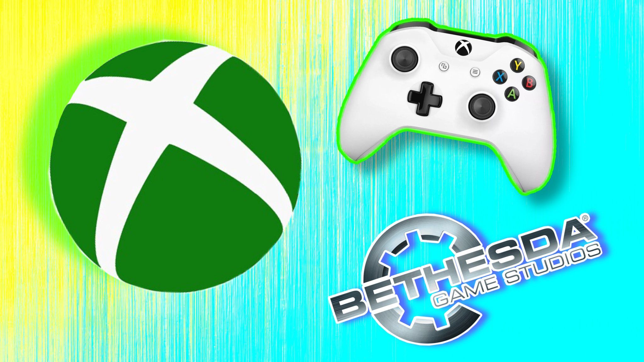 Xbox-symbol-controller-and-Bethesda-logo.
