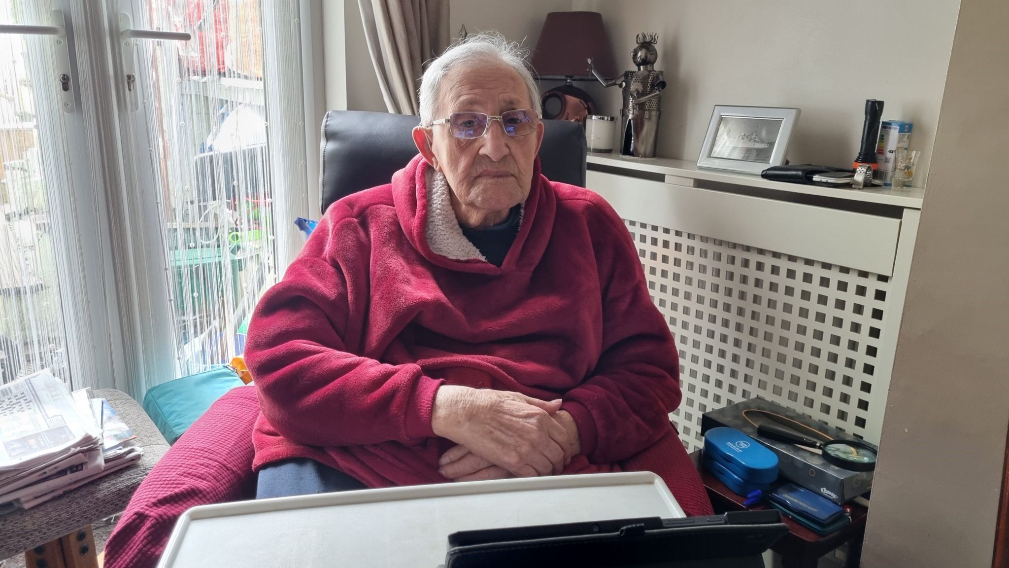 Man sitting in chair 