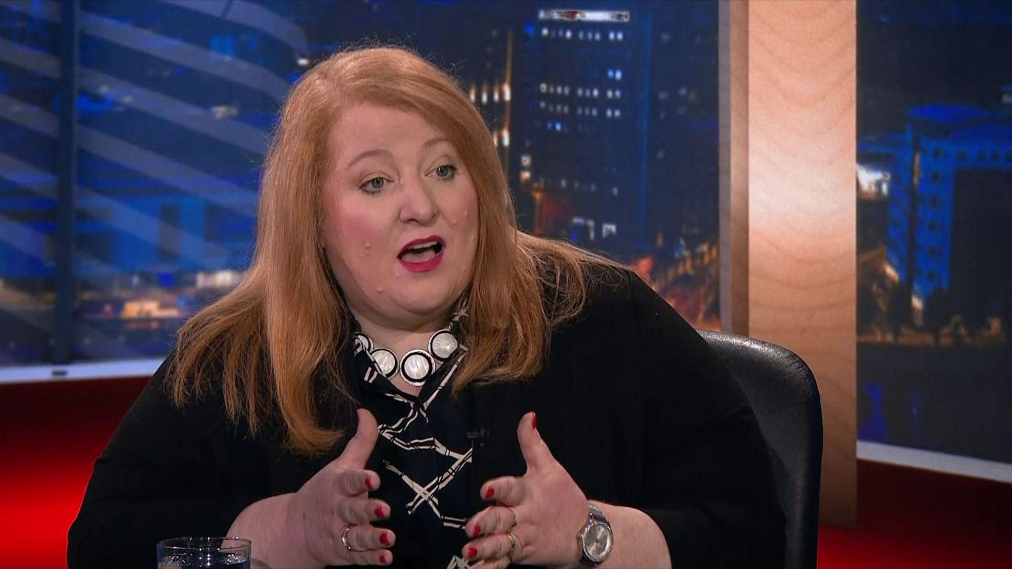 Naomi Long speaking on The View