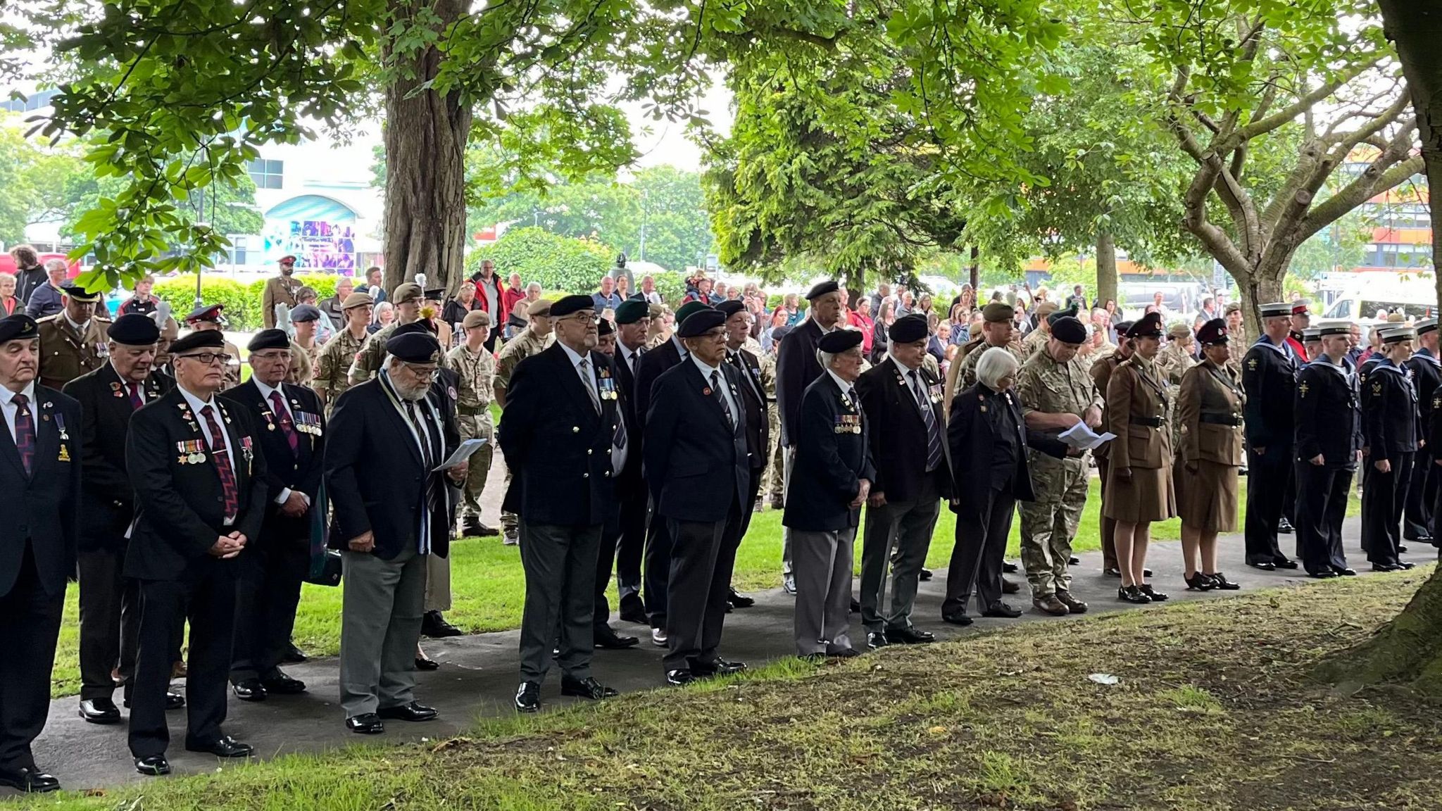 People gathered for D-Day event in Wrexham