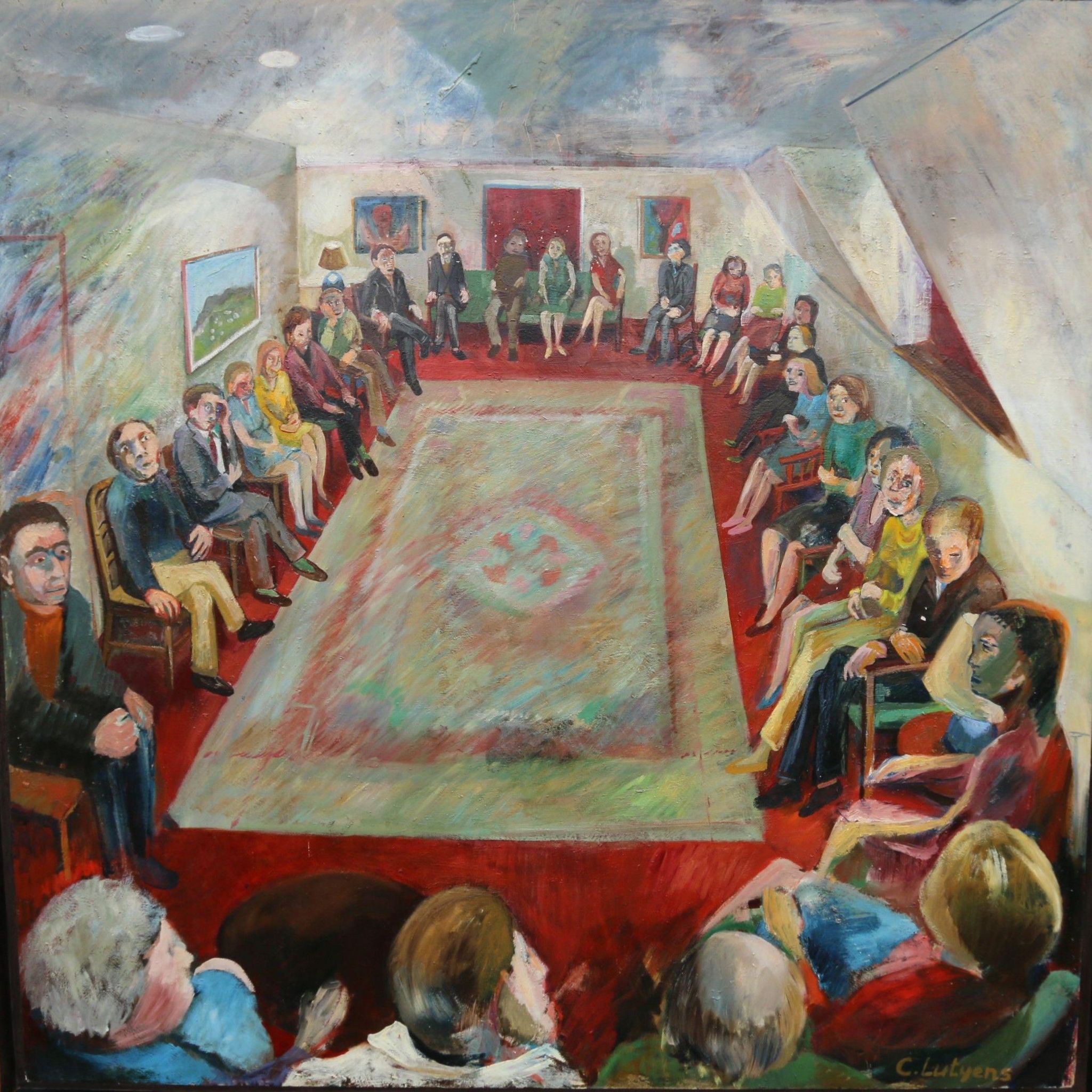 The Group painting by Charles Lutyens