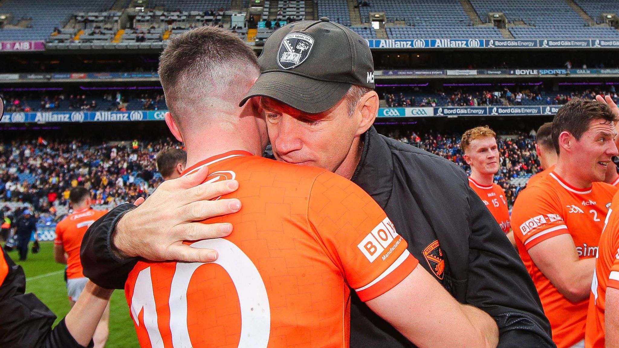 McGeeney and Conaty at full-time