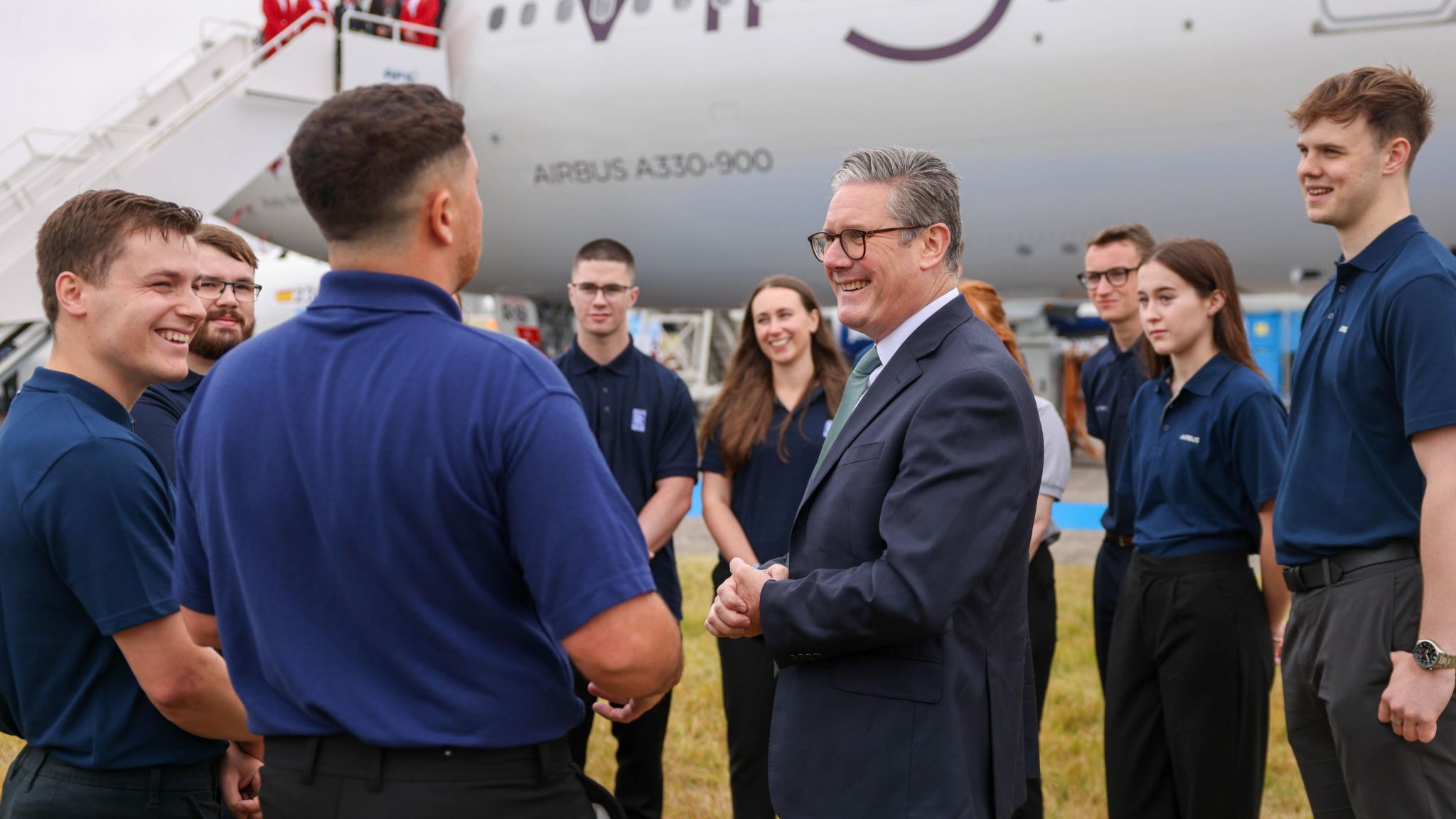 Sir Keir Starmer meets apprentices