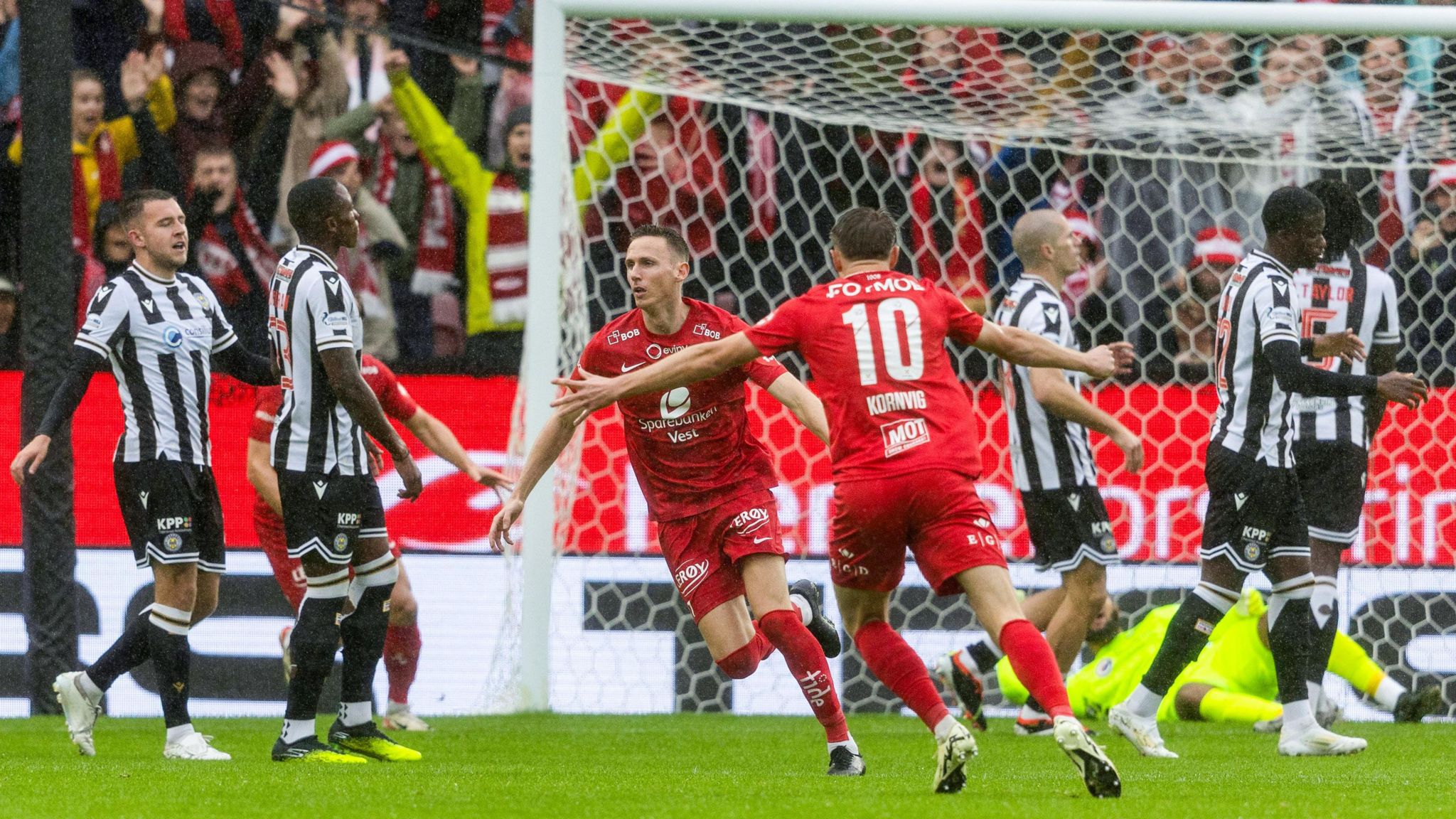 Brann celebrate first goal