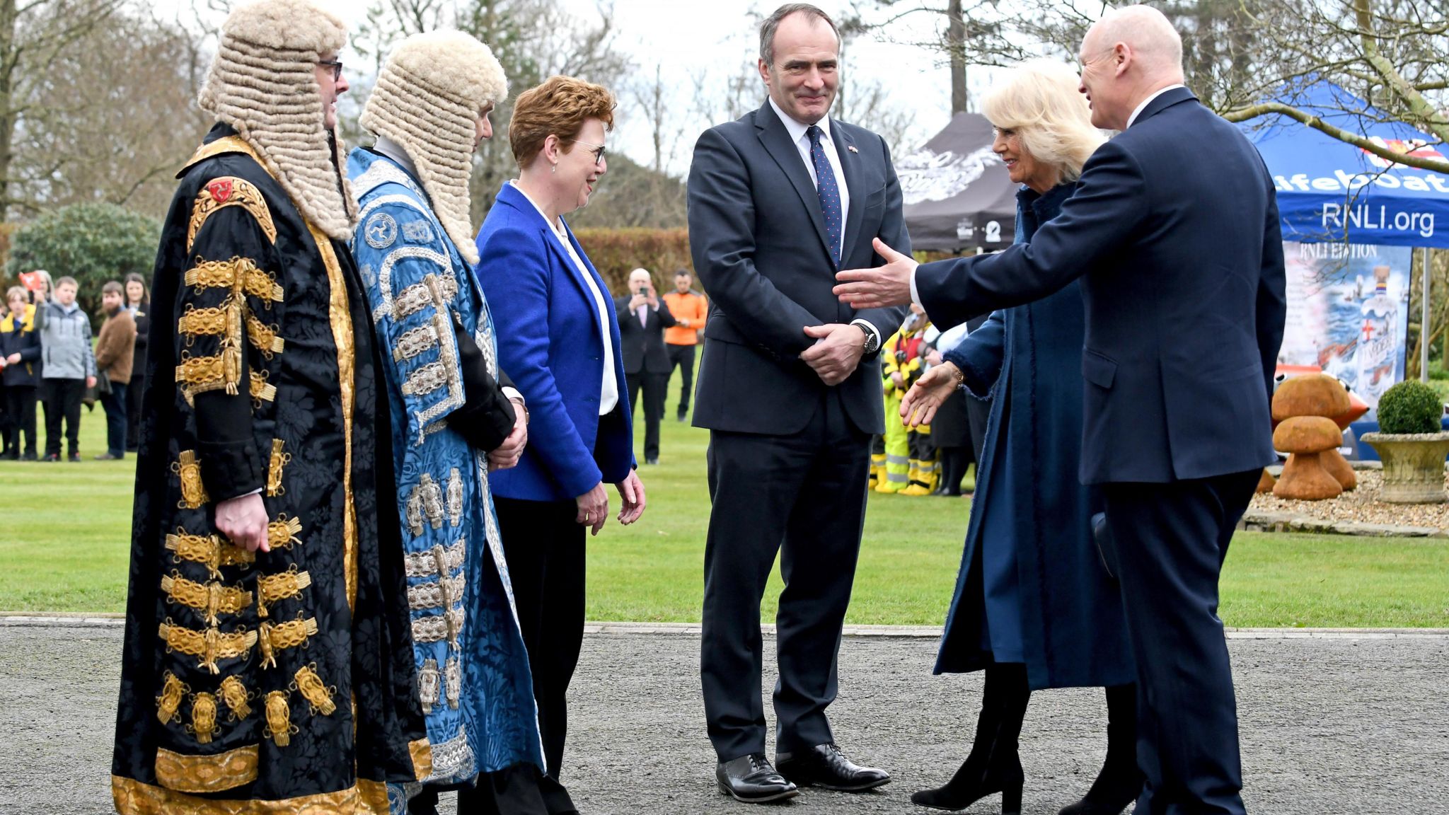 Senior politicians meeting the Queen Consort