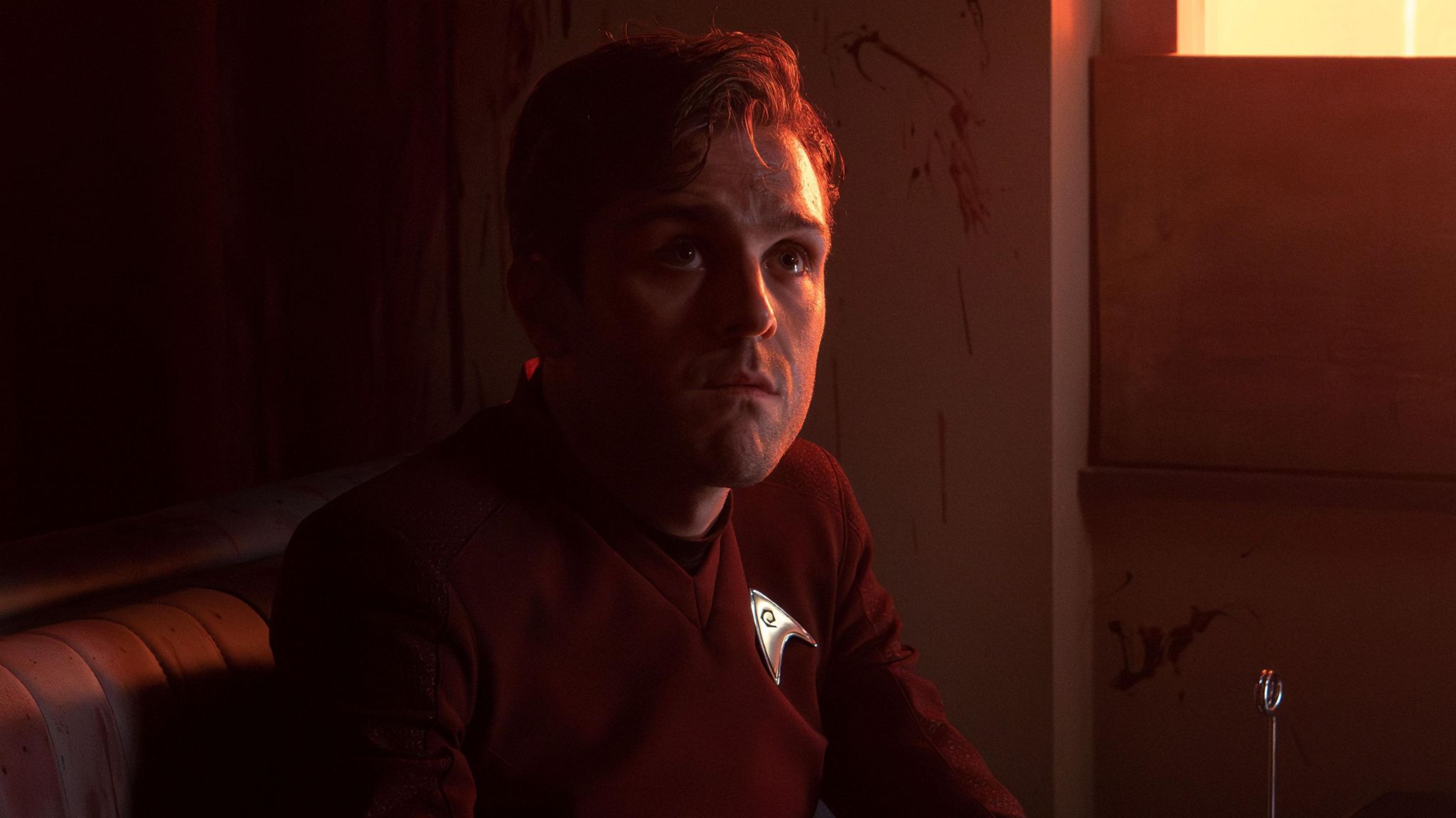 Martin as Scotty in Star Trek: Strange New Worlds