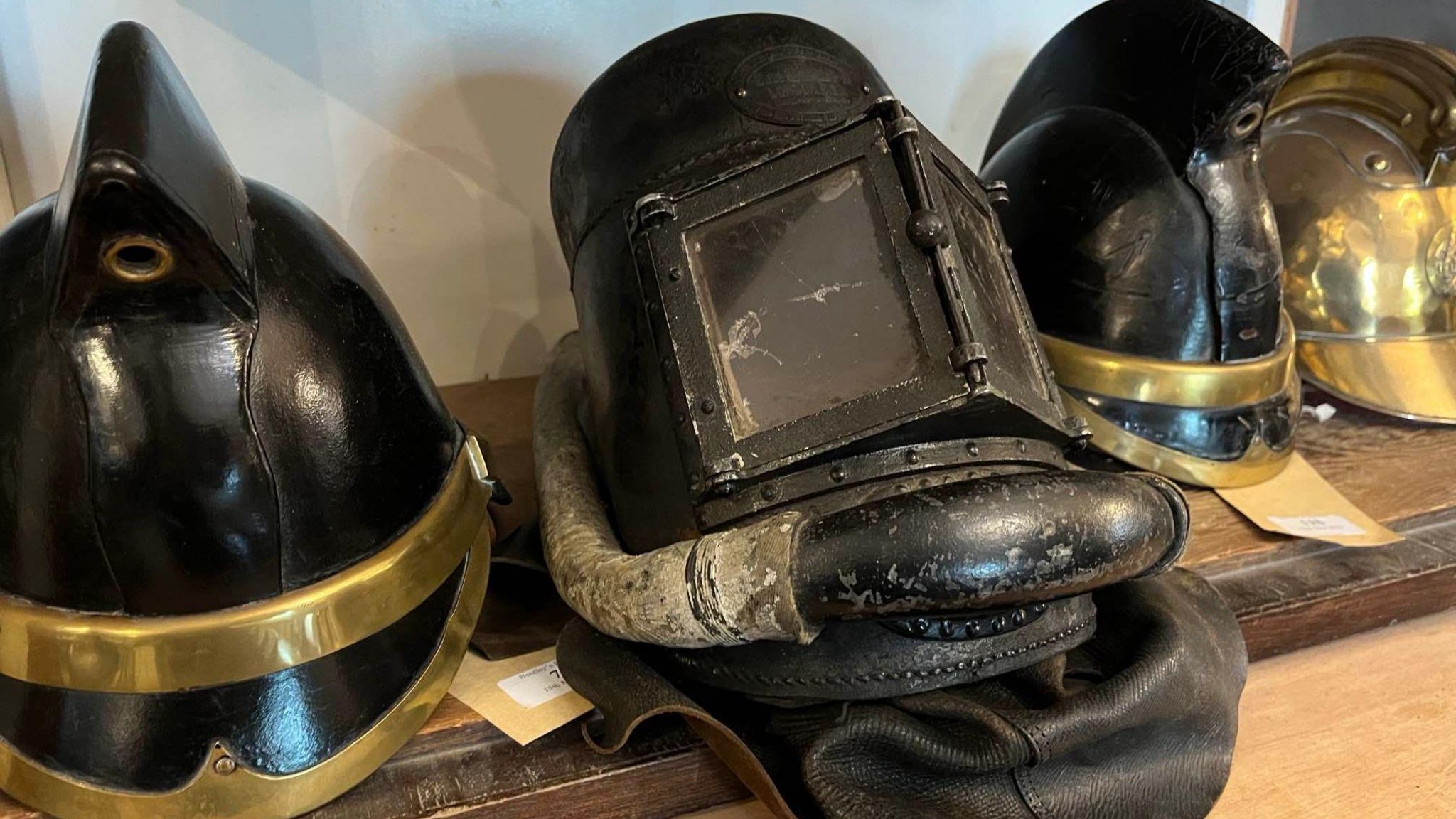 A helmet from Jack Field's collection