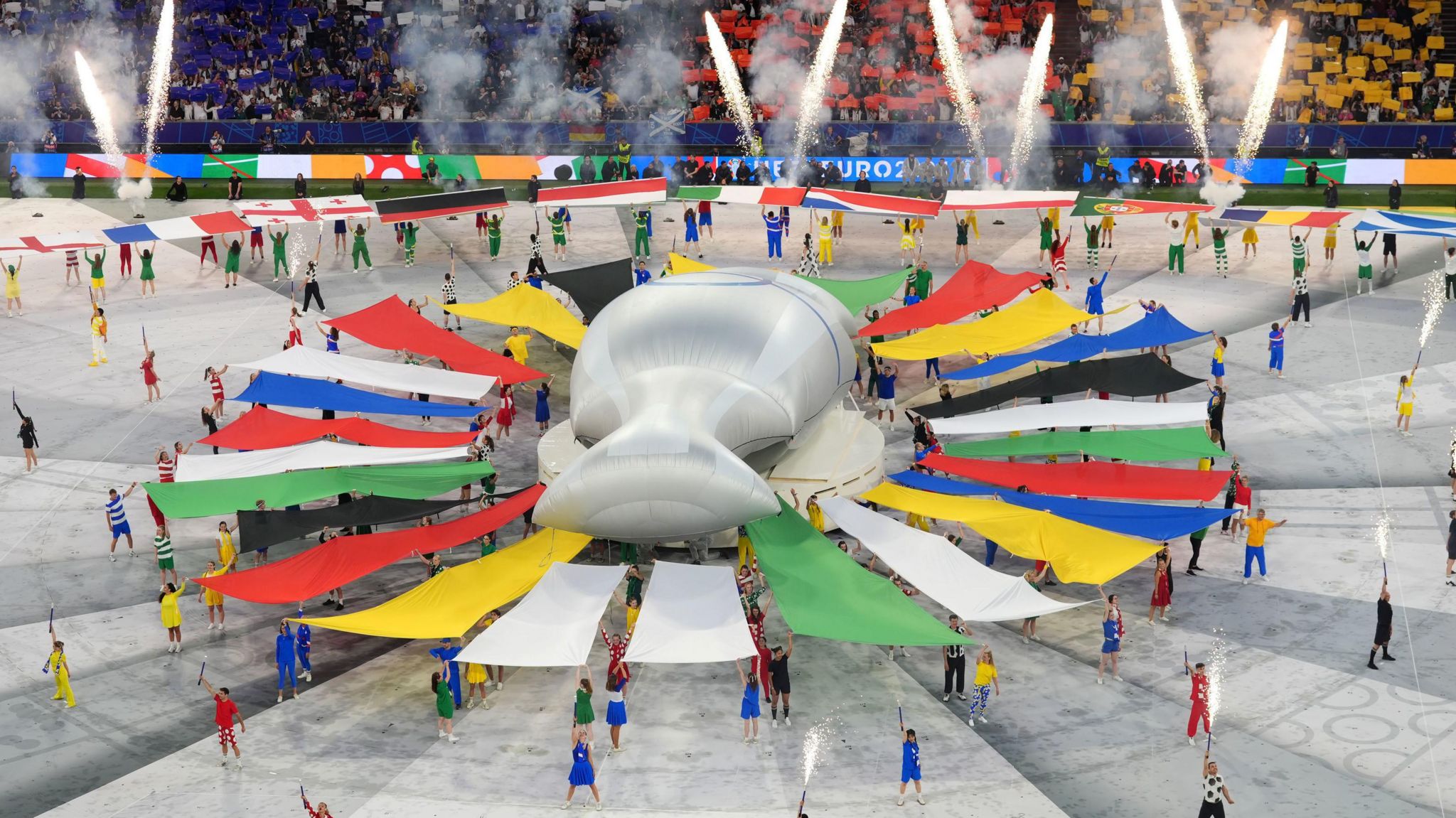 The opening ceremony of Euro 2024