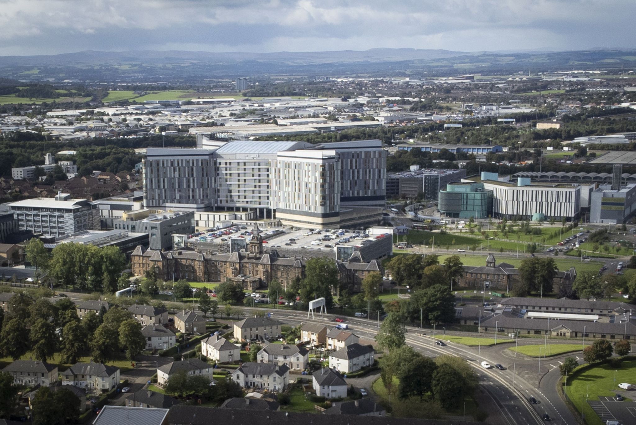 The £840m Queen Elizabeth University Hospital campus in Glasgow is Scotland's largest hospital