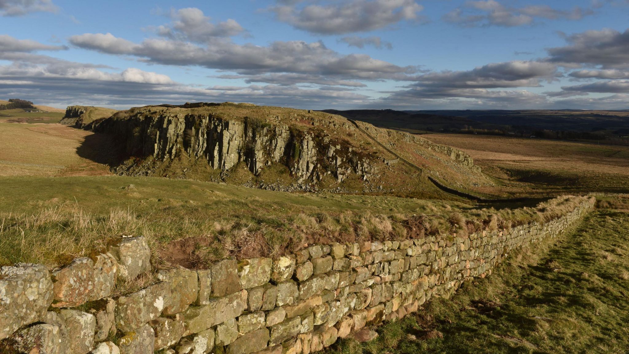 A general view of Hadrian's Wall