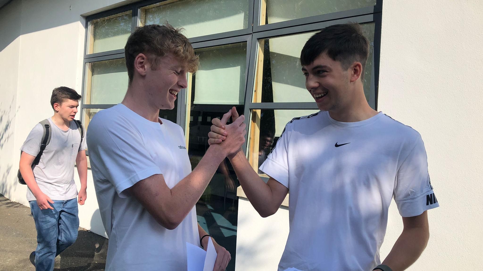 Jersey and Guernsey students celebrate exam results