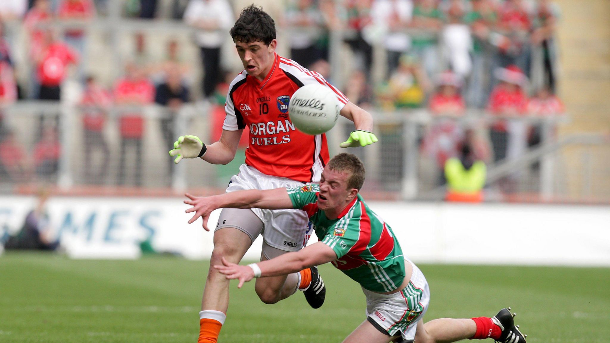 Rory Grugan in the All-Ireland minor final against Mayo in 2009