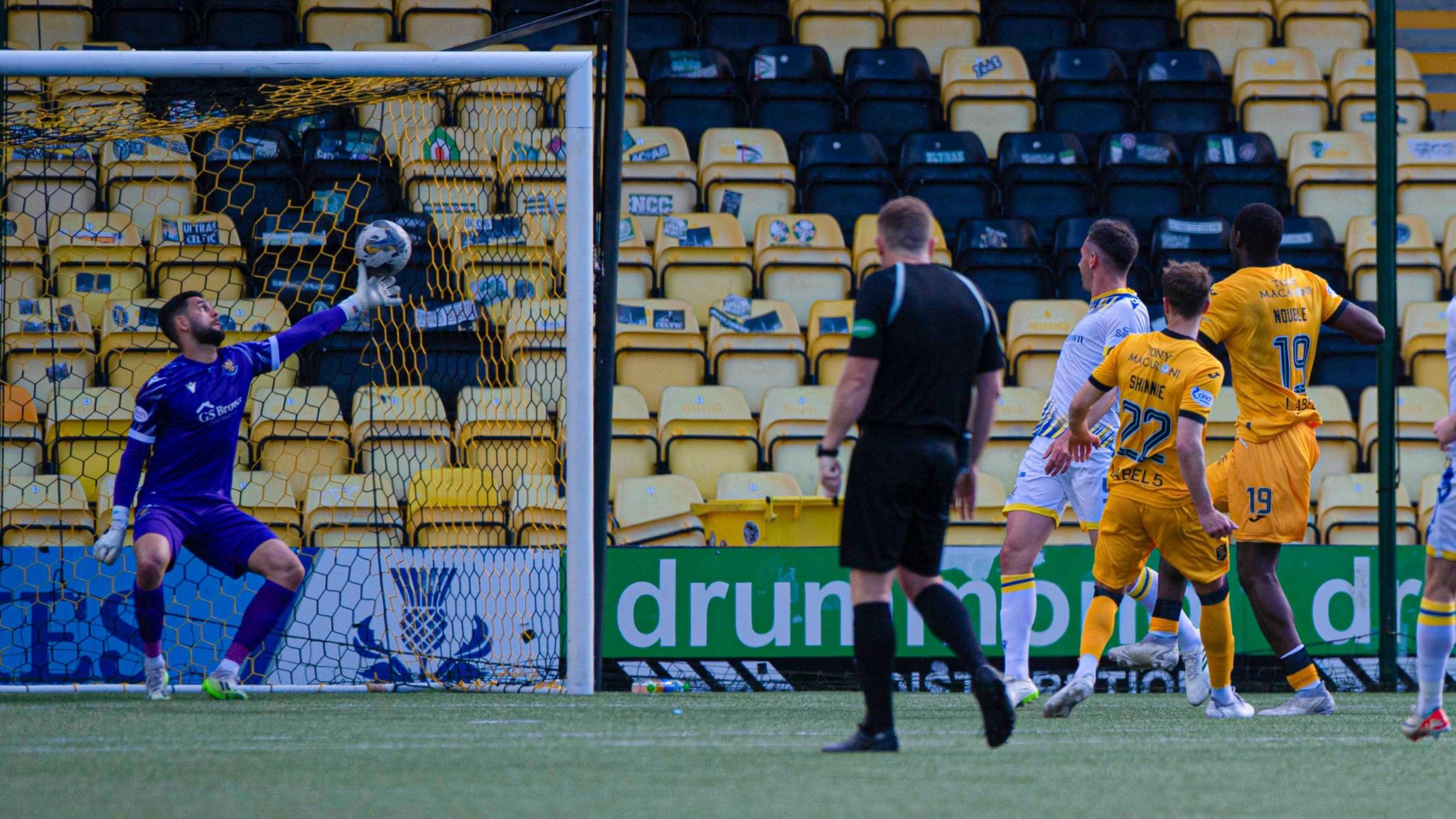 Livingston's Andrew Shinnie scores to make it 2-1 during a cinch Premiership match between Livingston and St Johnstone at the Tony Macaroni Arena, on May 11, 2024, in Livingston, Scotland. (Photo by Sammy Turner / SNS Group)