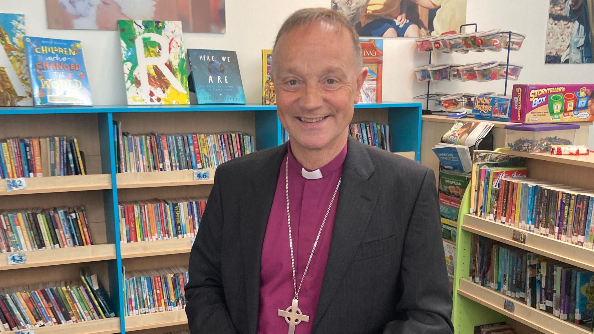Bishop Harrison at St Martin’s Cof E Primary School in Cranbrook