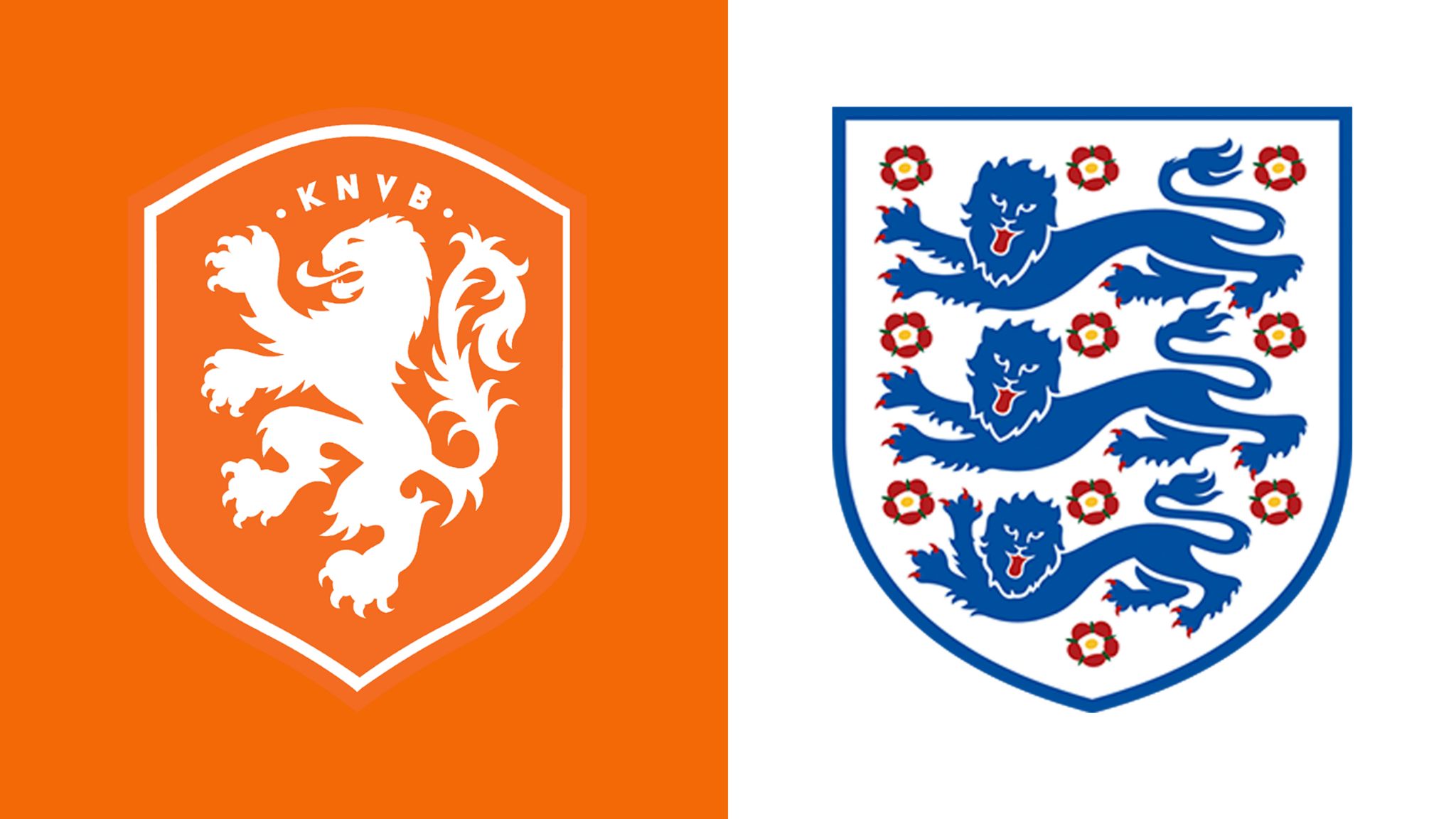 Netherlands v England graphic