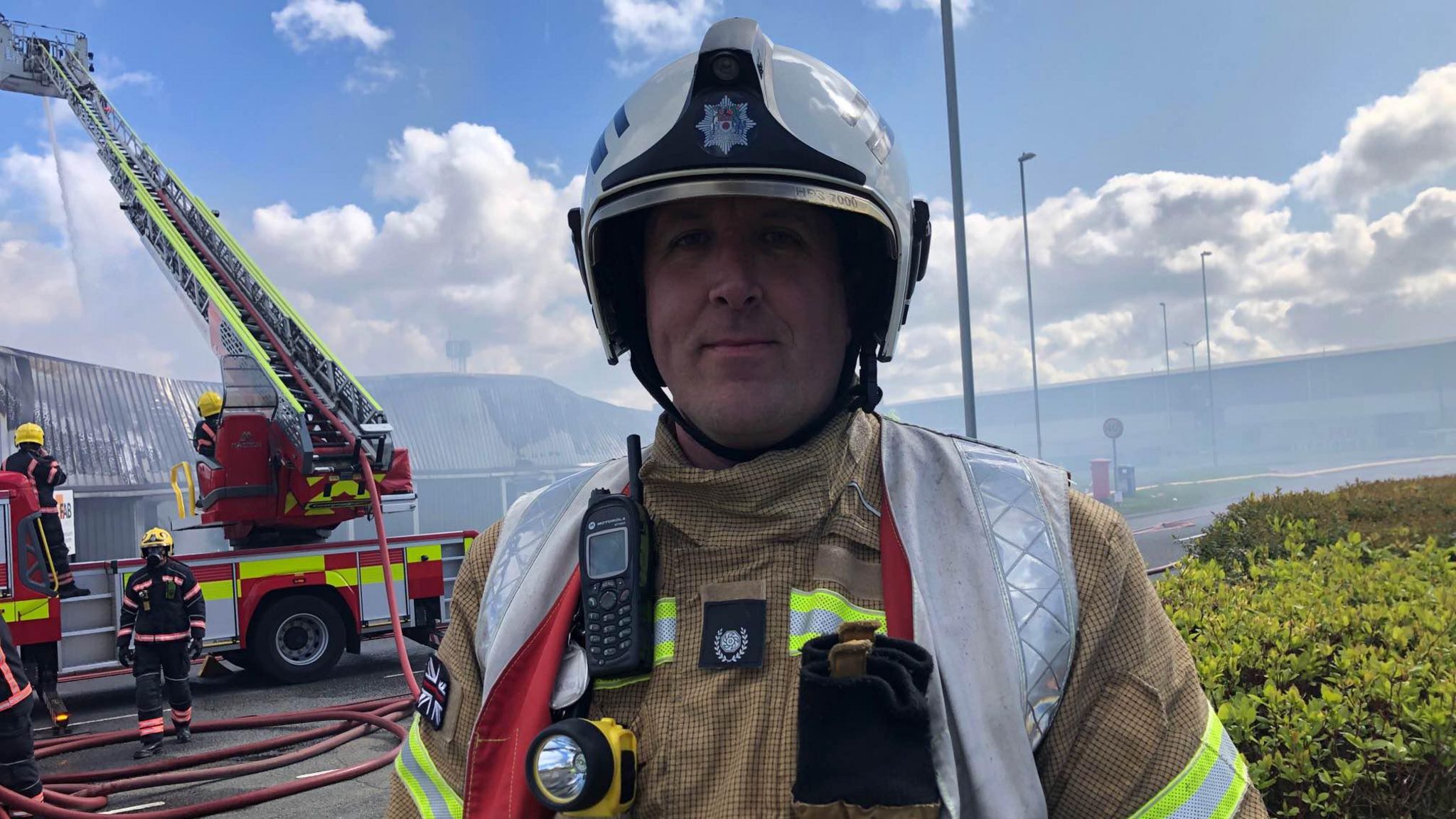 Matt Butler, group commander for Northamptonshire Fire and Rescue Service 