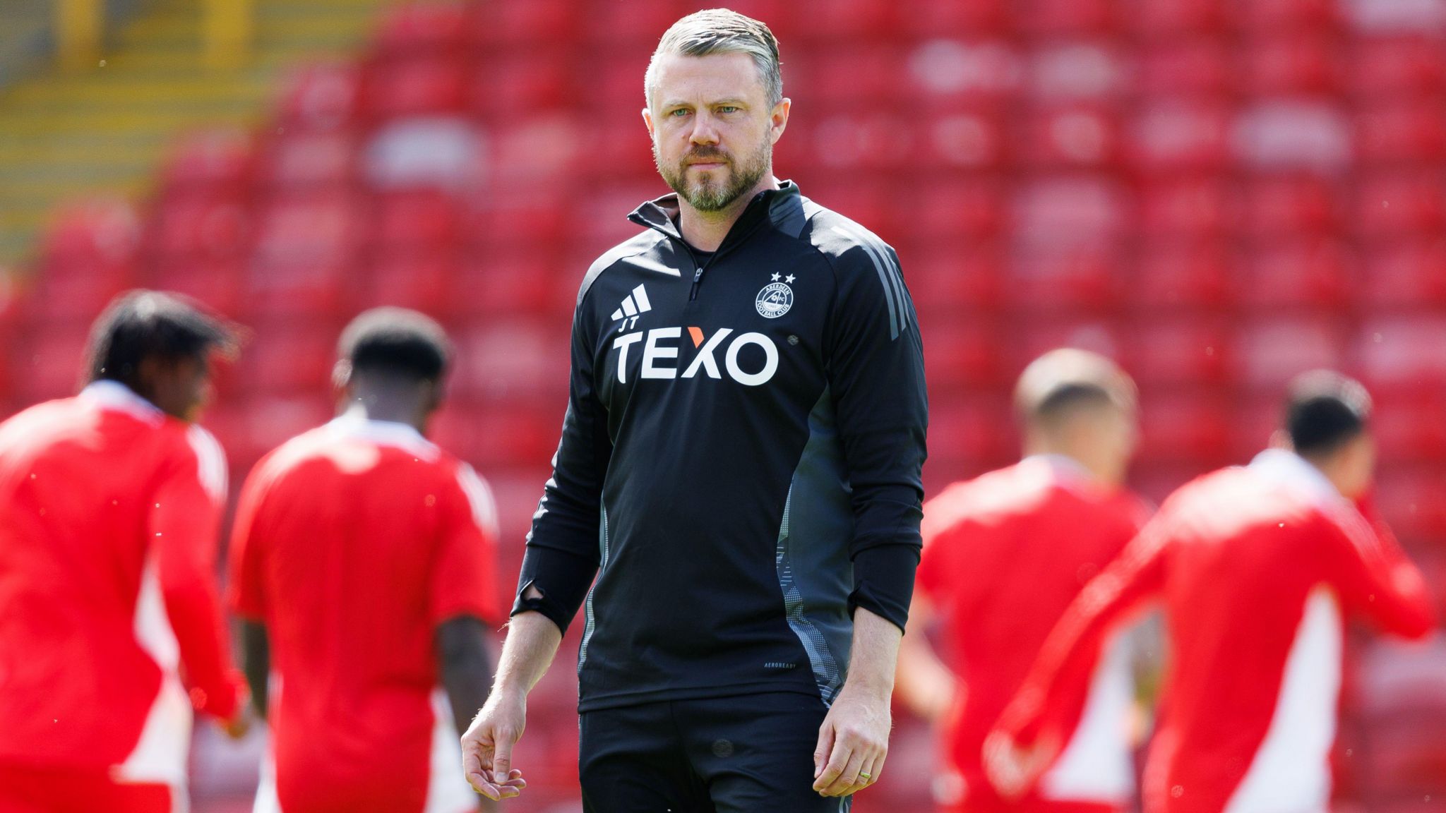 Aberdeen manager Jimmy Thelin