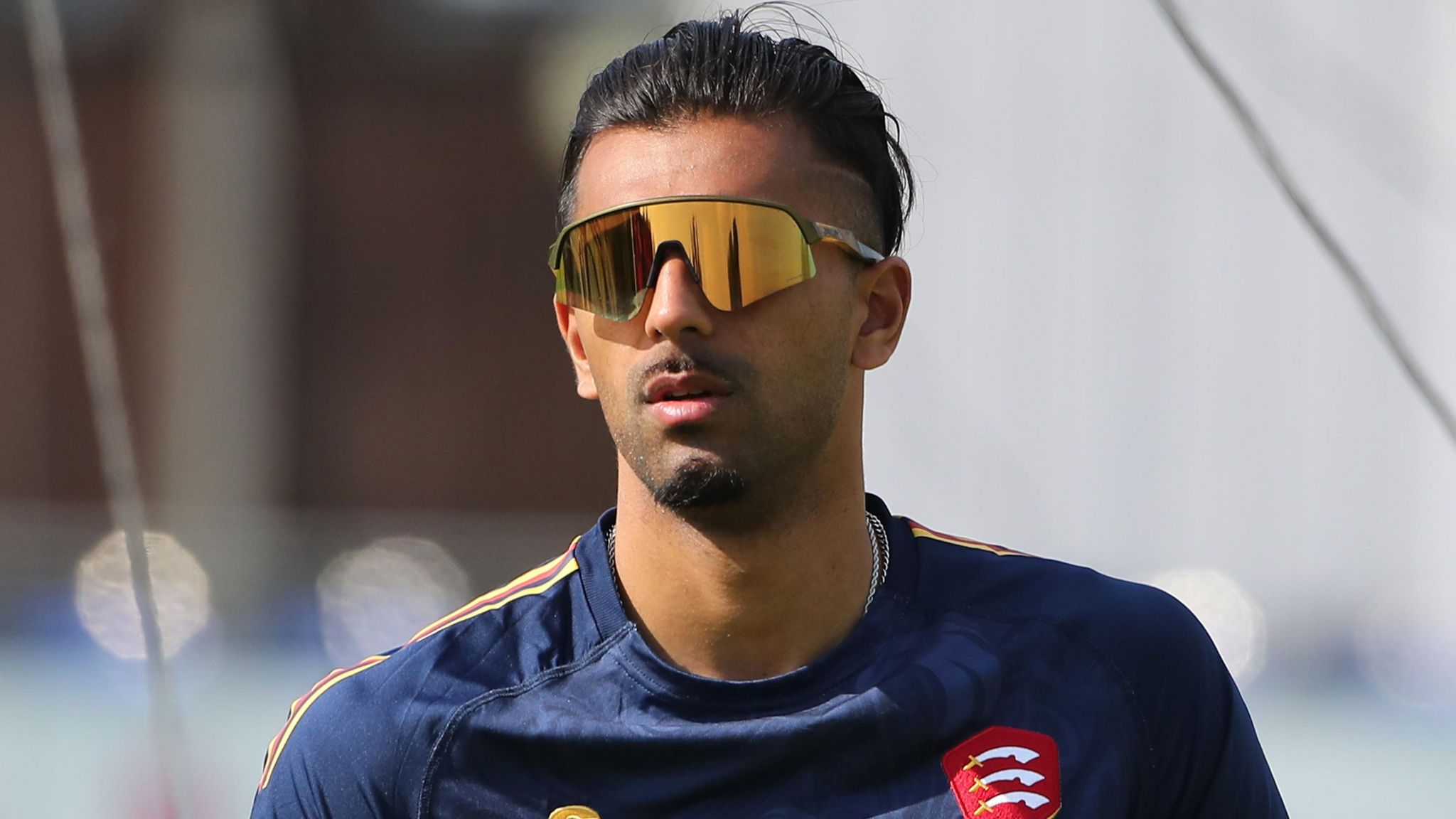 Feroze Khushi wearing sunglasses while training