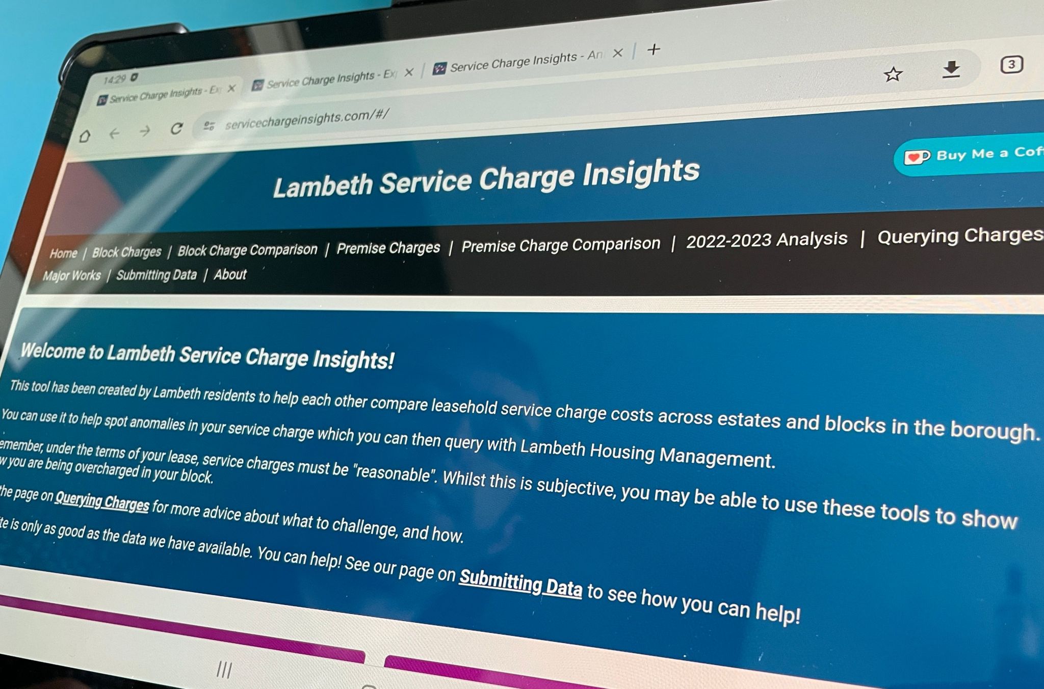 Lambeth Service Charge Insights 