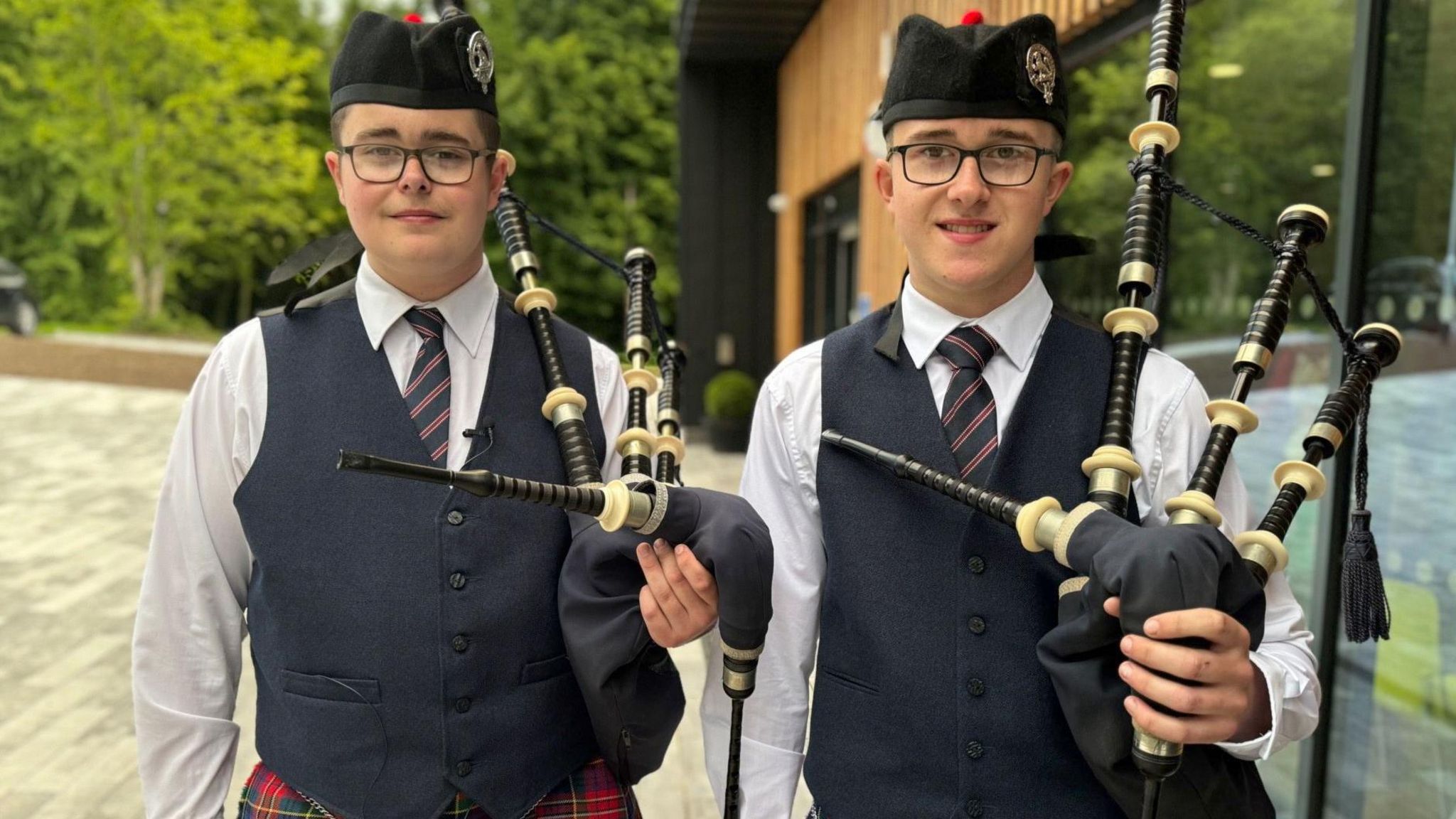 Sixteen-year-old twin brothers Jake and Charlie McAlister are members of the Matt Boyd memorial band