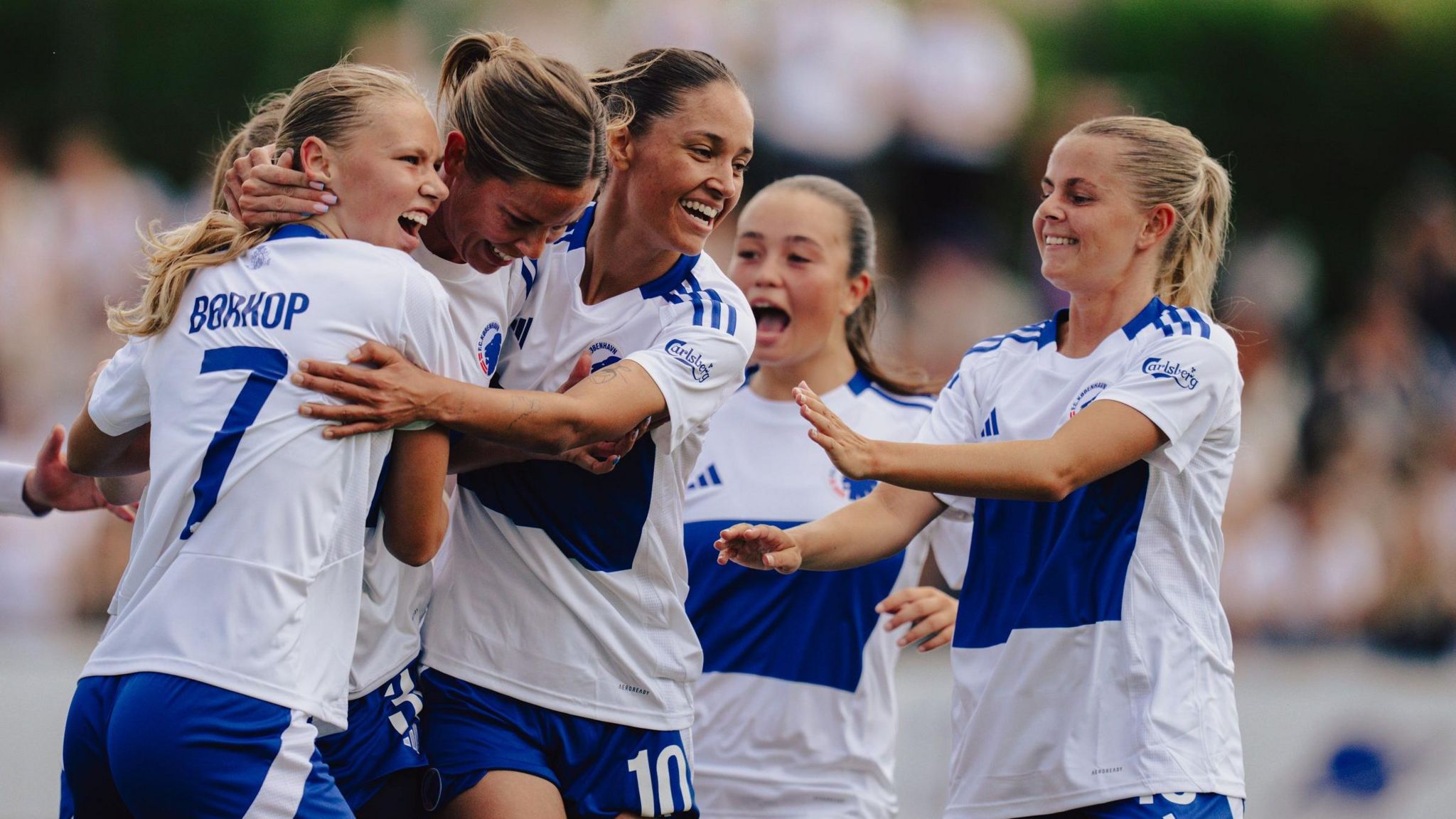 FC Copenhagen players celebrate