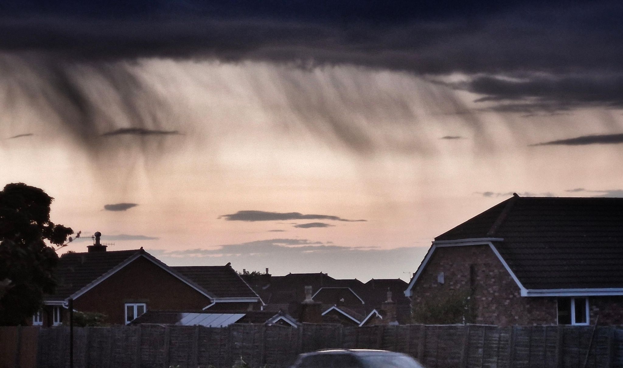 Rain cloud in Sunderland