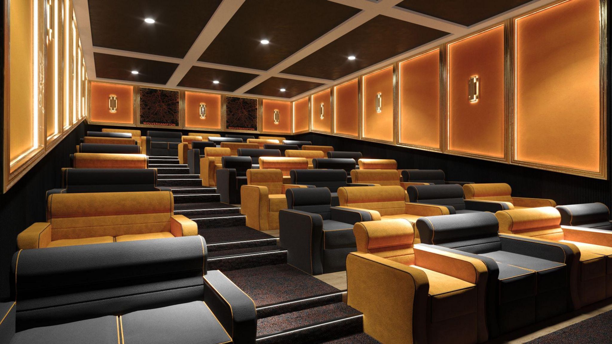 CGI of new cinema layout in Chubb buildings