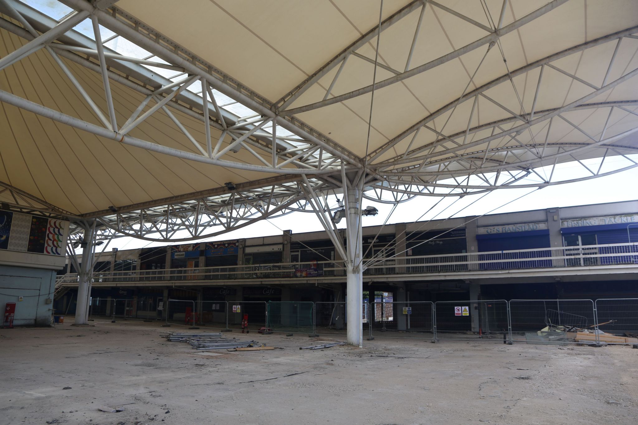 Market under redevelopment