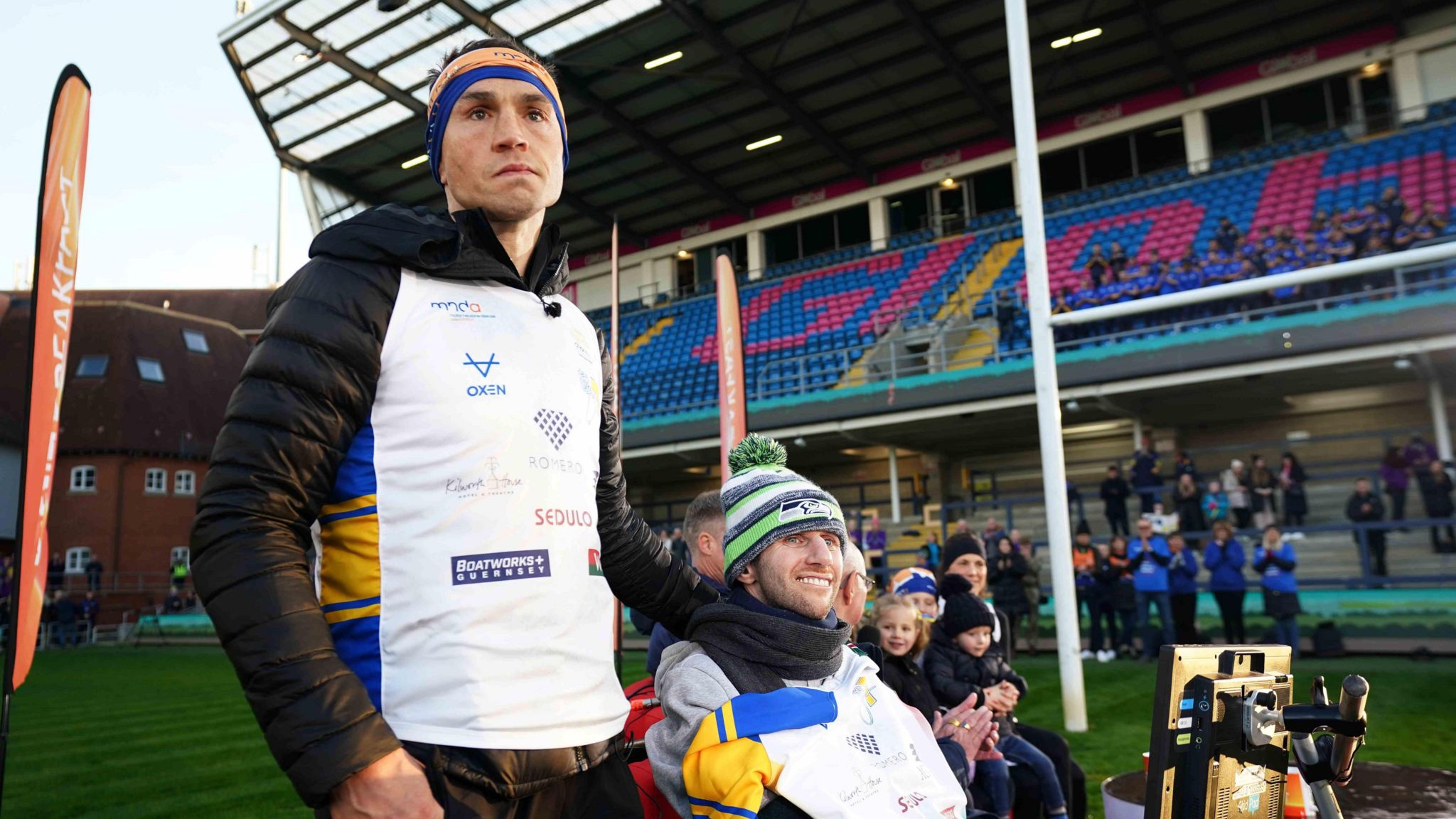  Kevin Sinfield with Rob Burrow