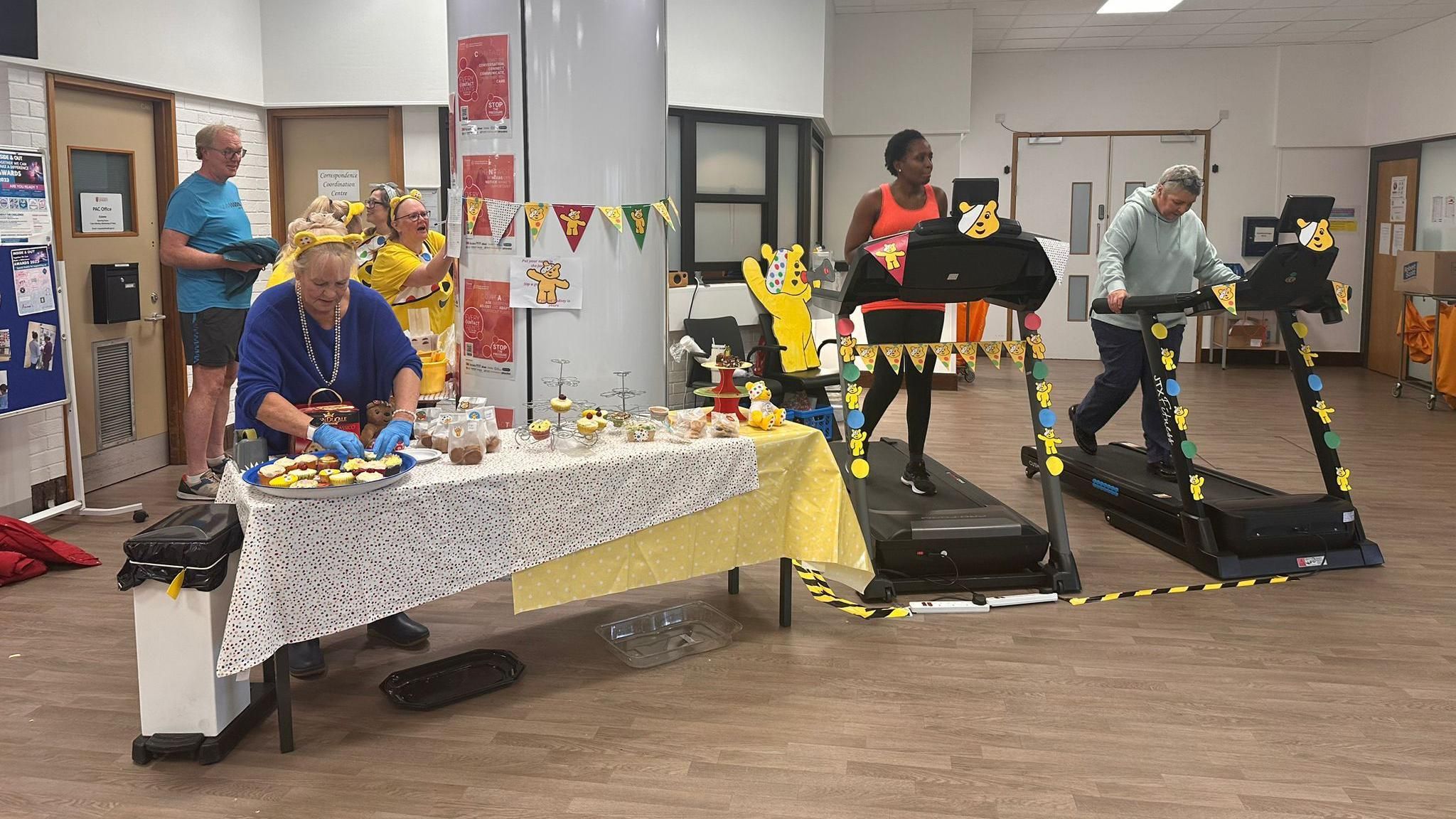 Children in Need fundraising at the General Hospital in Jersey