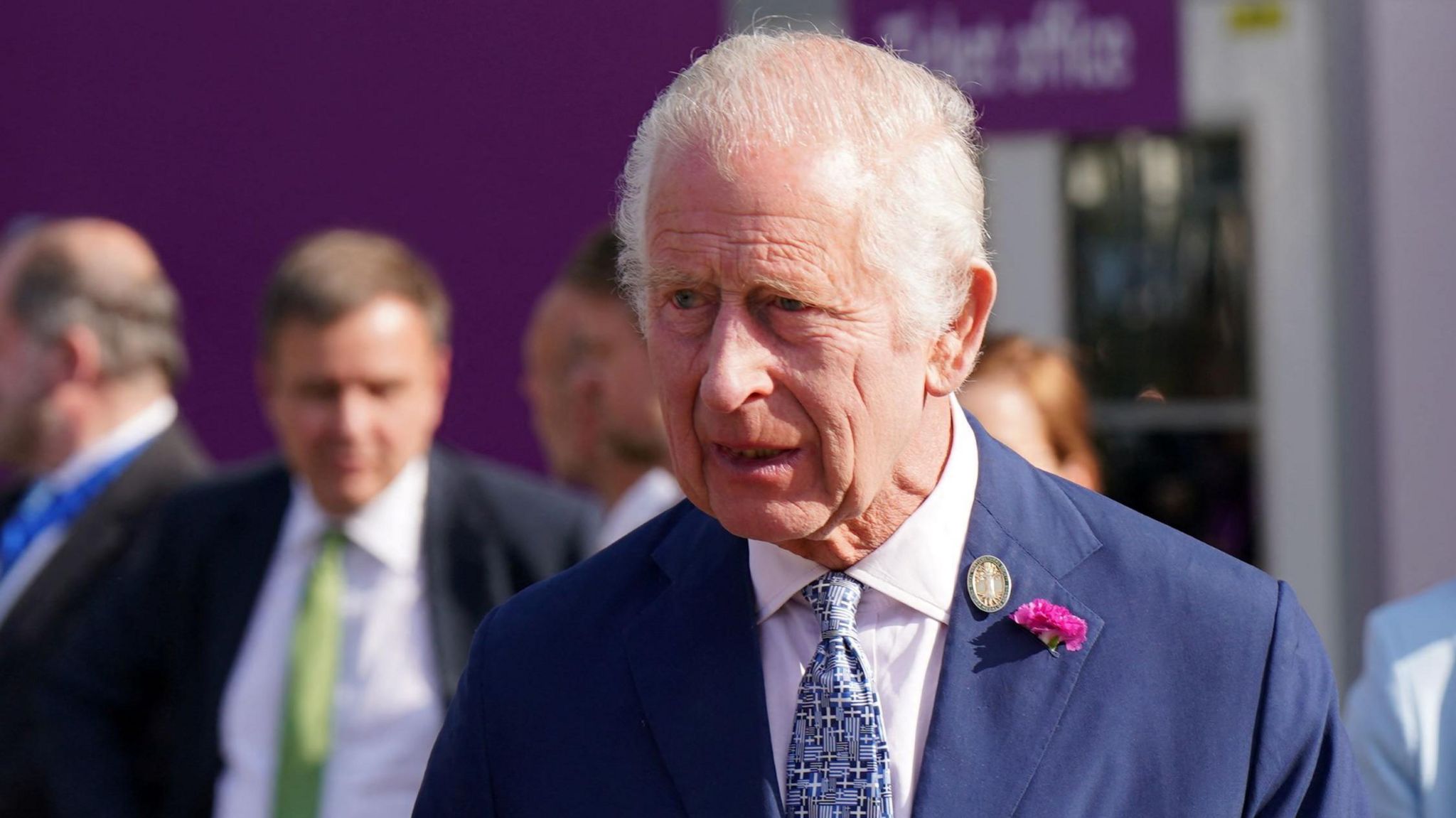 King Charles III at the RHS Chelsea Flower Show