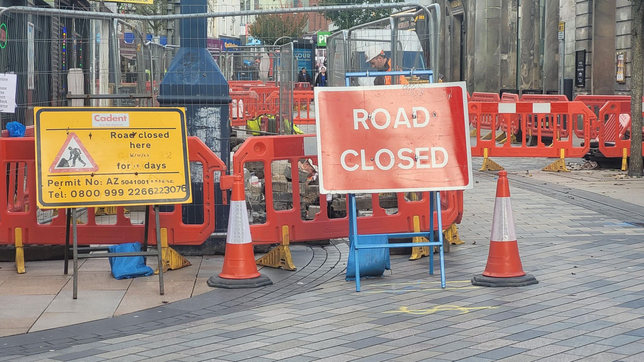 Council moves to reassure over rippedup Hanley paving BBC News