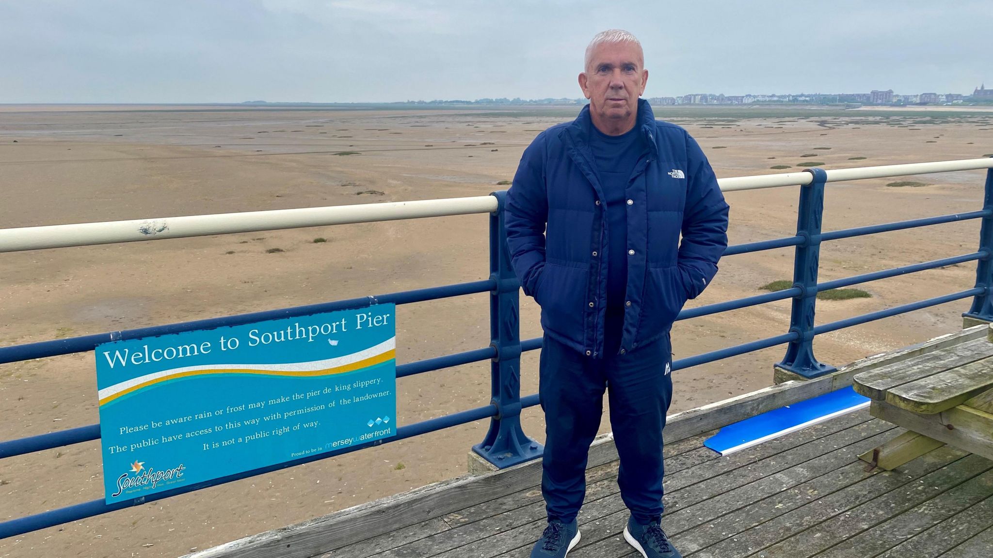 Colin Jamieson on Southport Pier
