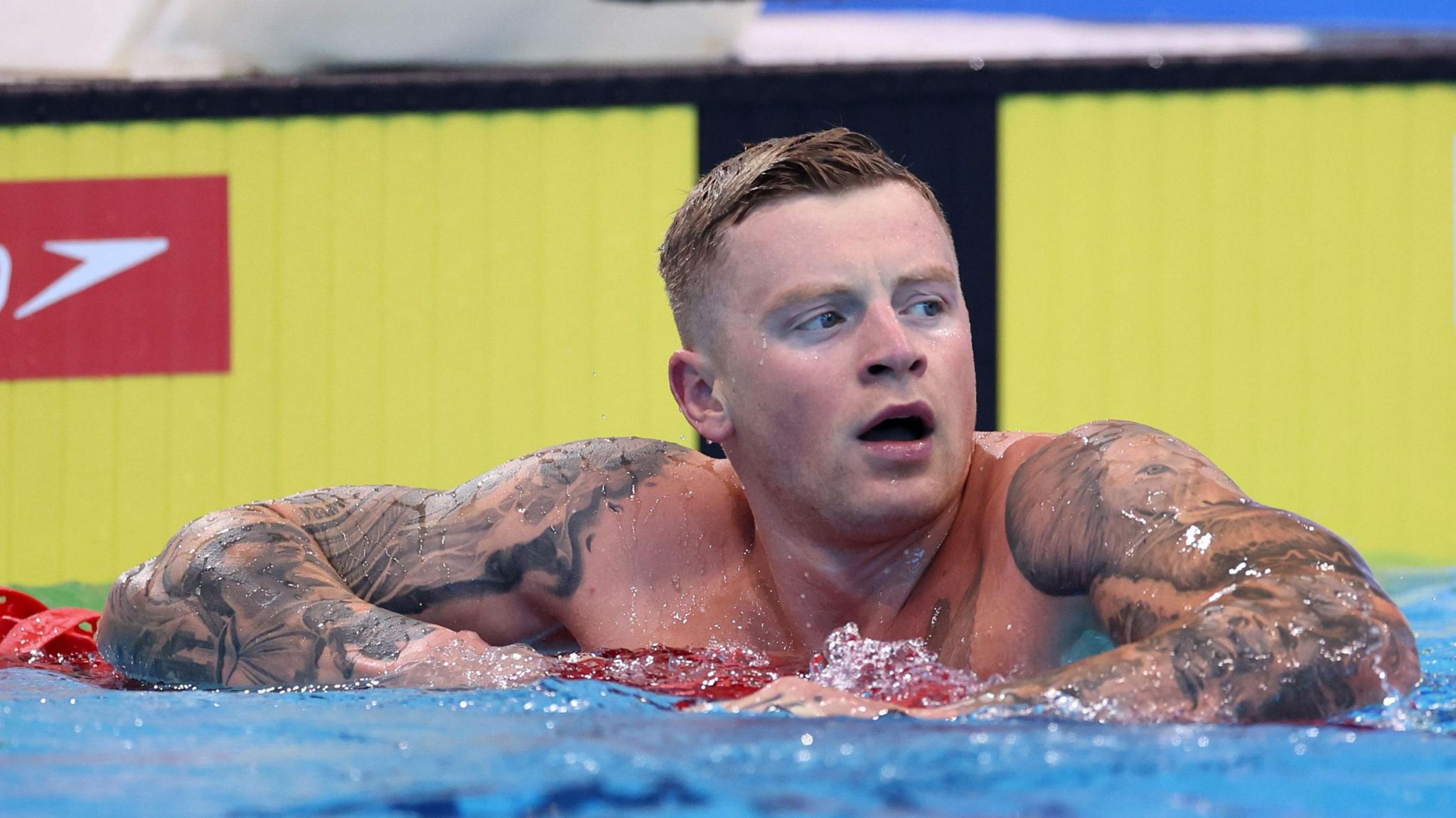 Adam Peaty in the pool