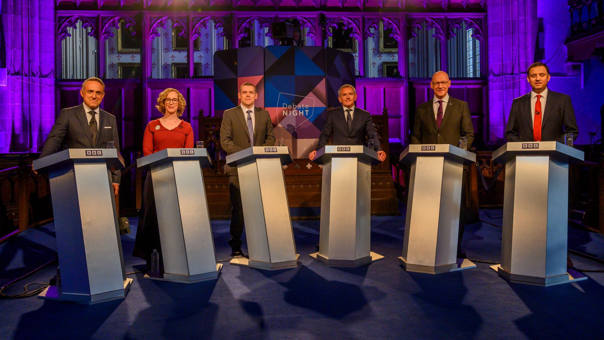 Scottish parties leaders clash on cost-of-livng and NHS in BBC debate
