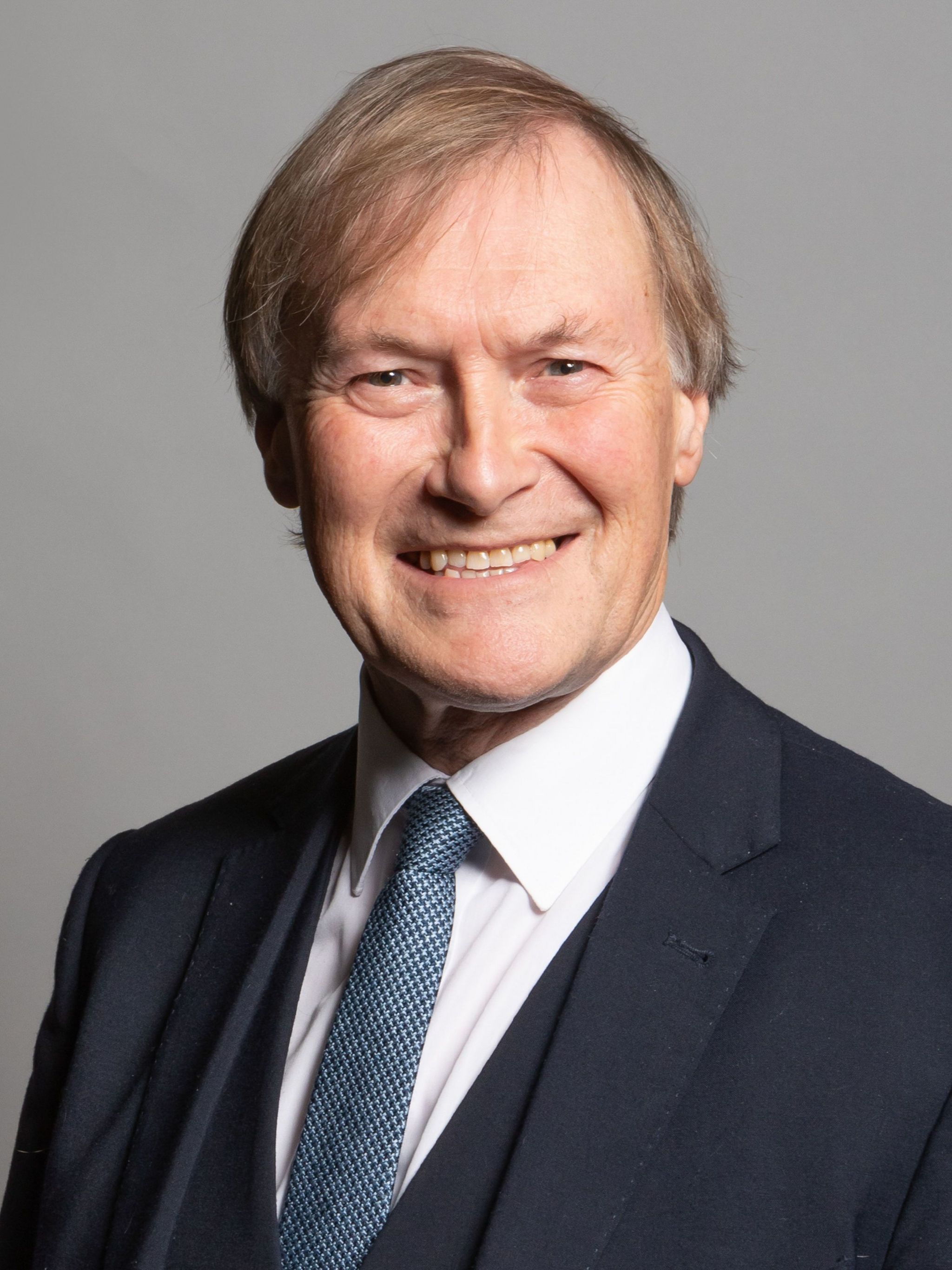 A head and shoulders picture of the former MP, Sir David Amess