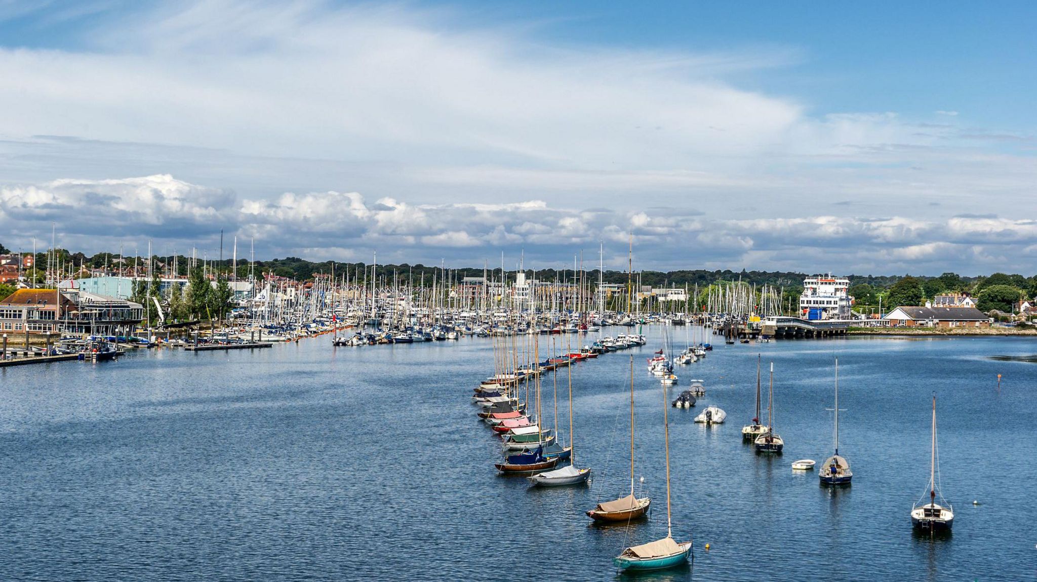 Lymington Harbour - with boats and water in the picture