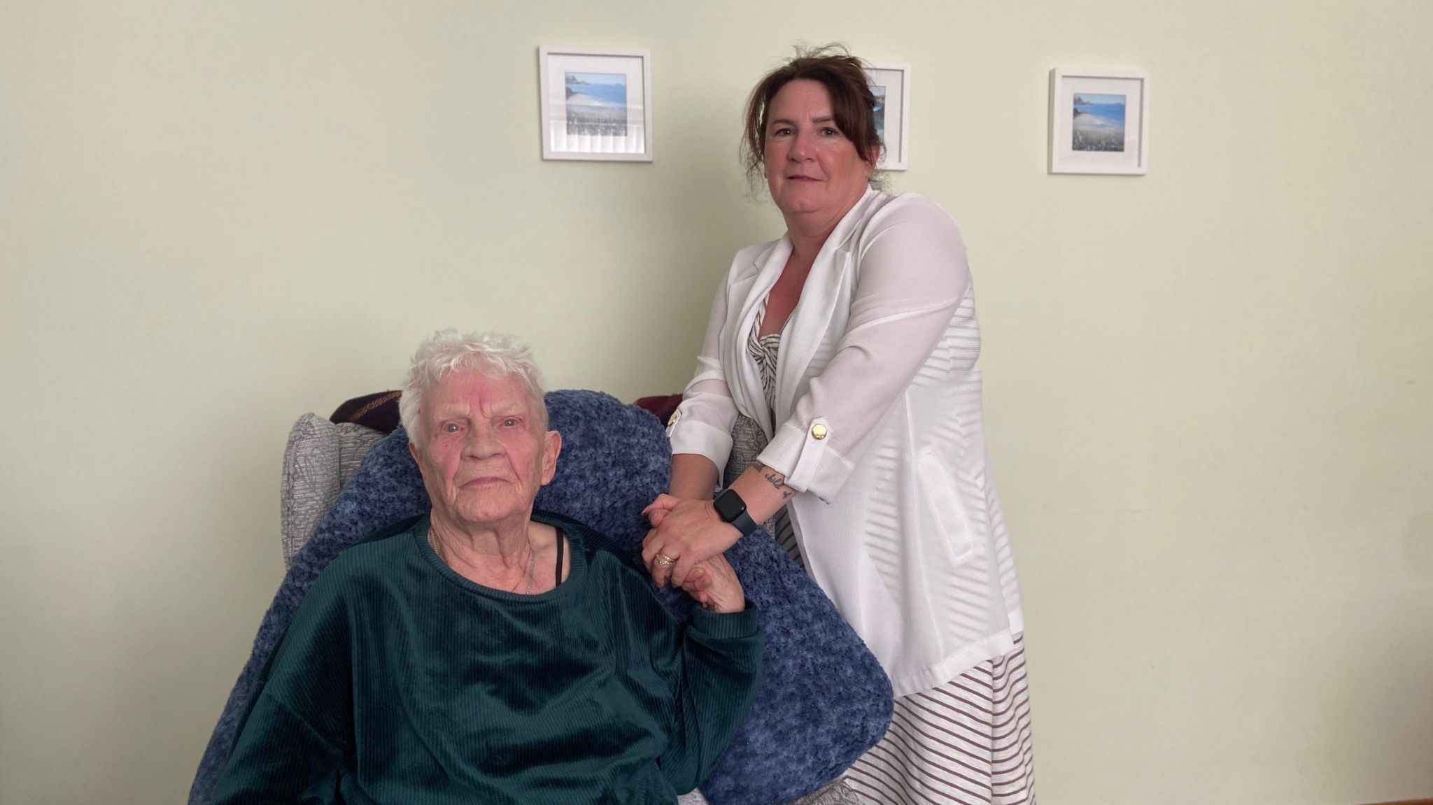 Betty and her daughter Joanne Norton